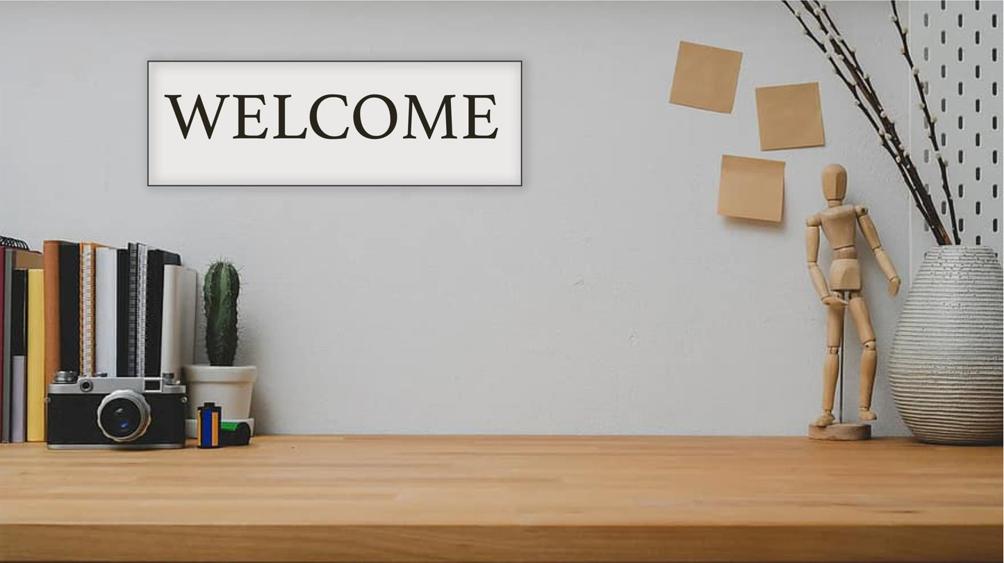 WELCOME Sign