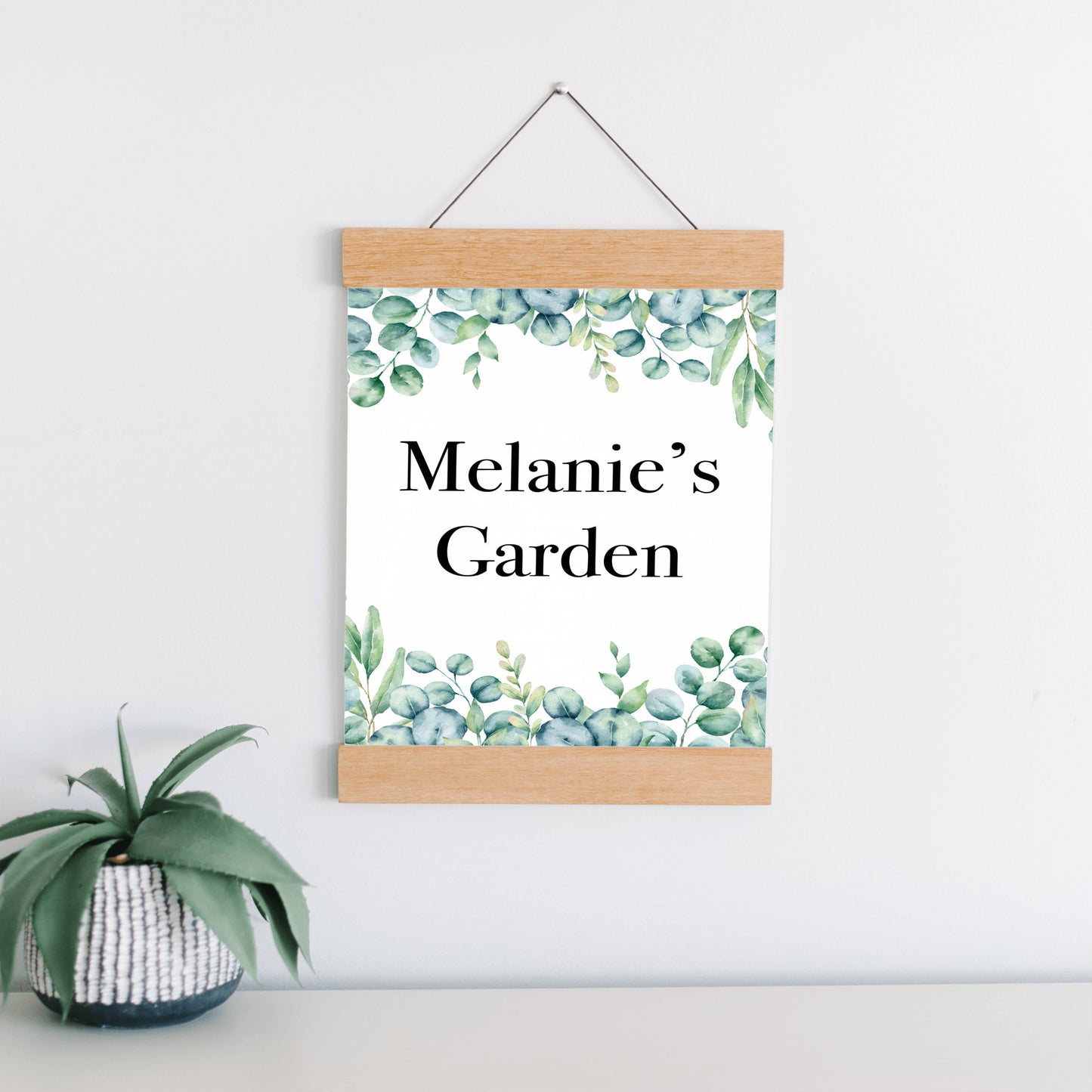 Garden Gift, Personalize Sign