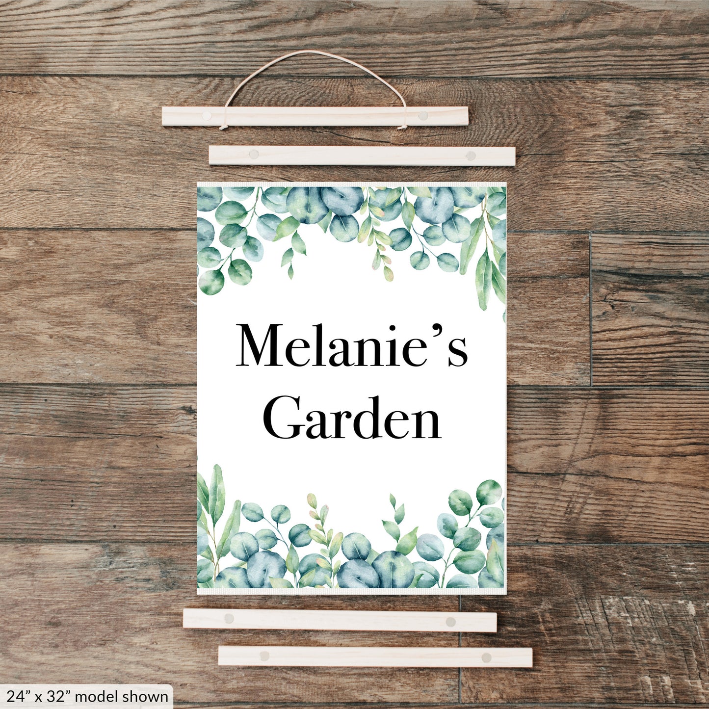 Garden Gift, Personalize Sign