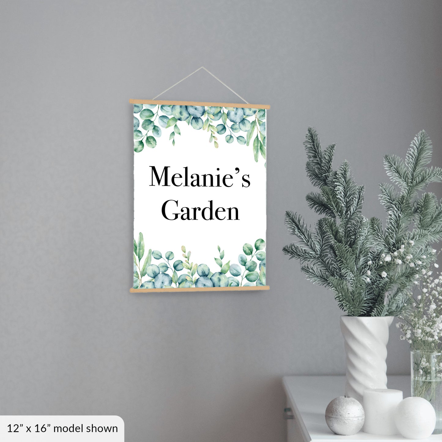 Garden Gift, Personalize Sign