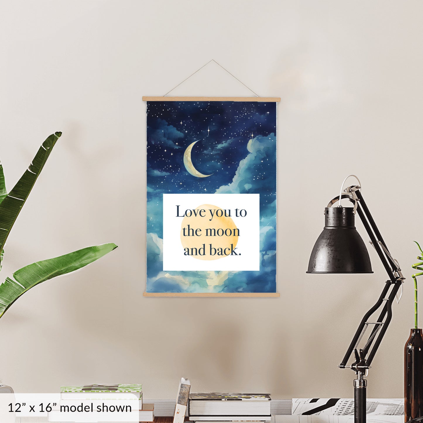 Love You to the Moon and Back Canvas