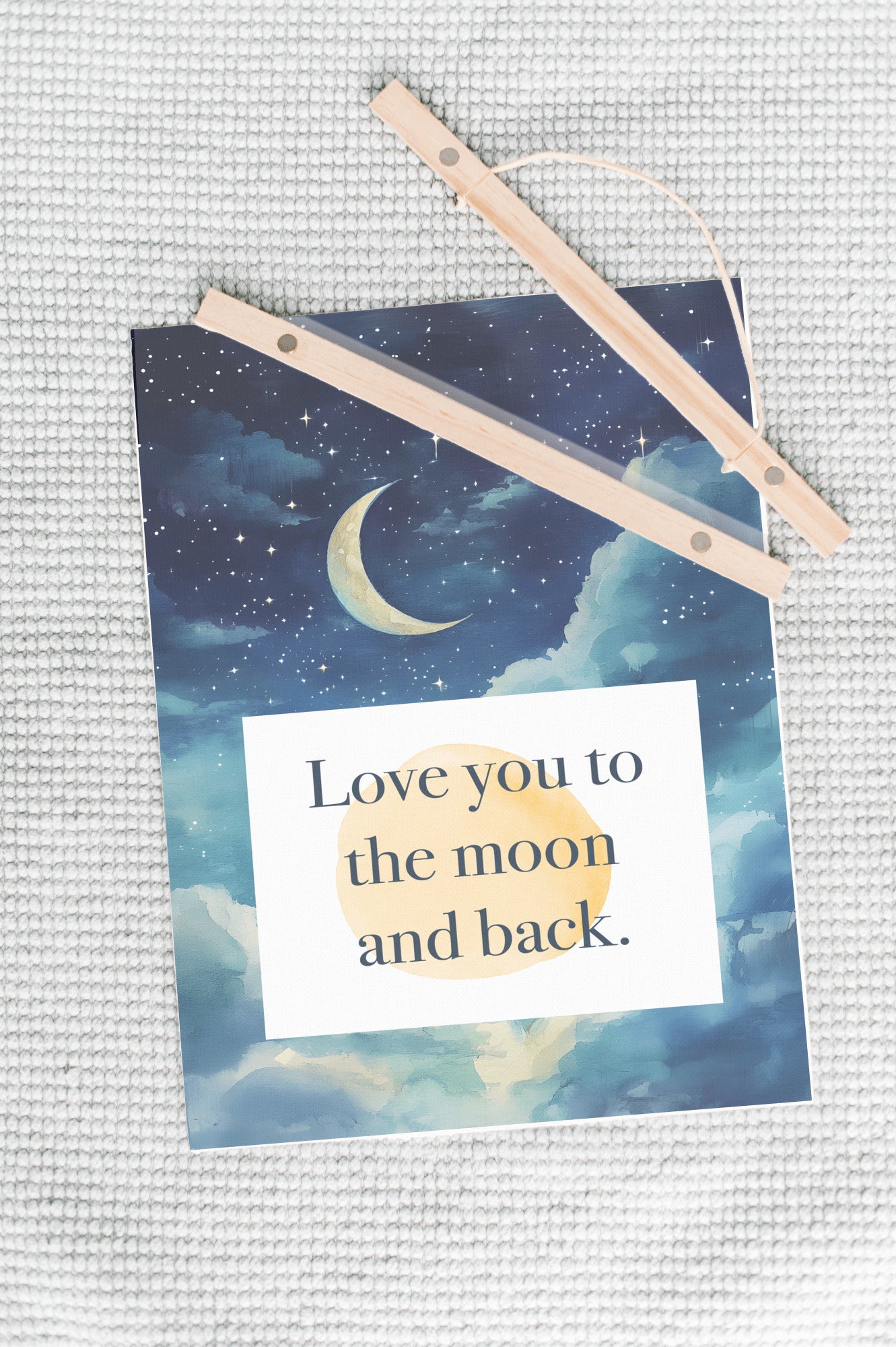 Love You to the Moon and Back Canvas