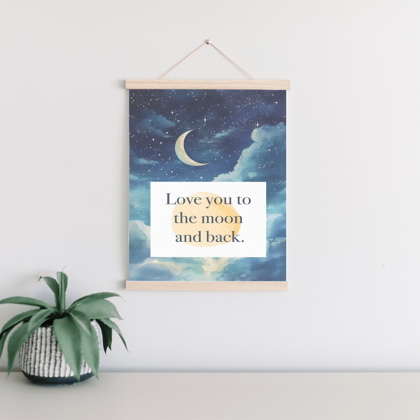 Love You to the Moon and Back Canvas