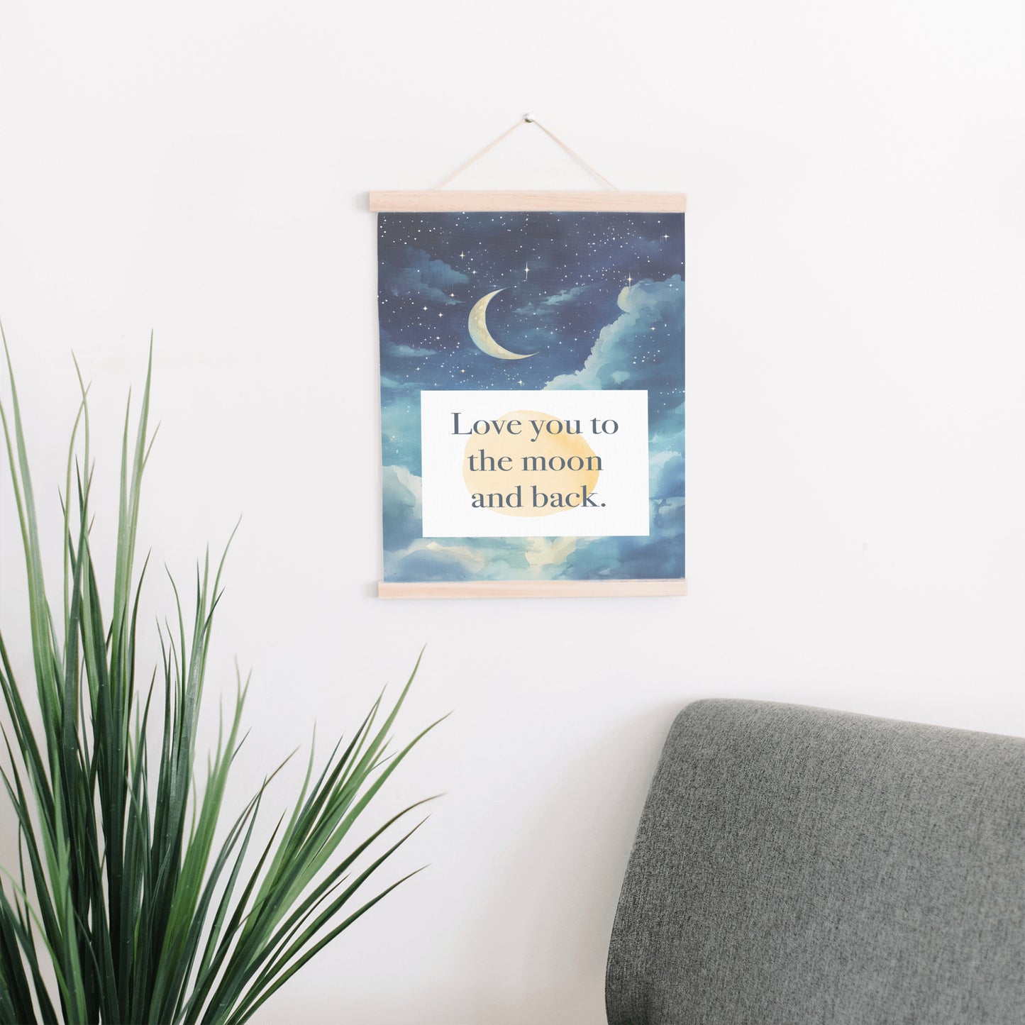 Love You to the Moon and Back Canvas
