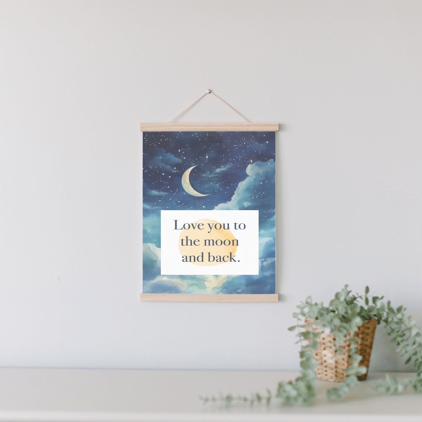 Love You to the Moon and Back Canvas