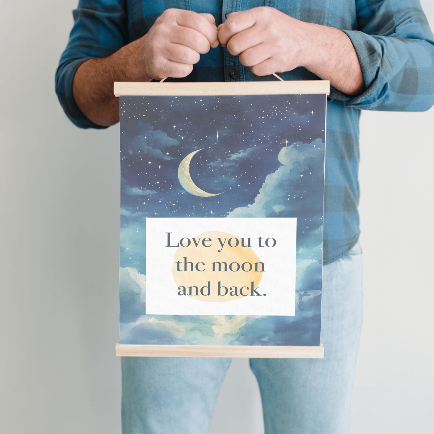 Love You to the Moon and Back Canvas