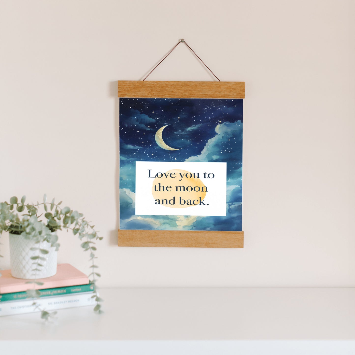 Love You to the Moon and Back Canvas