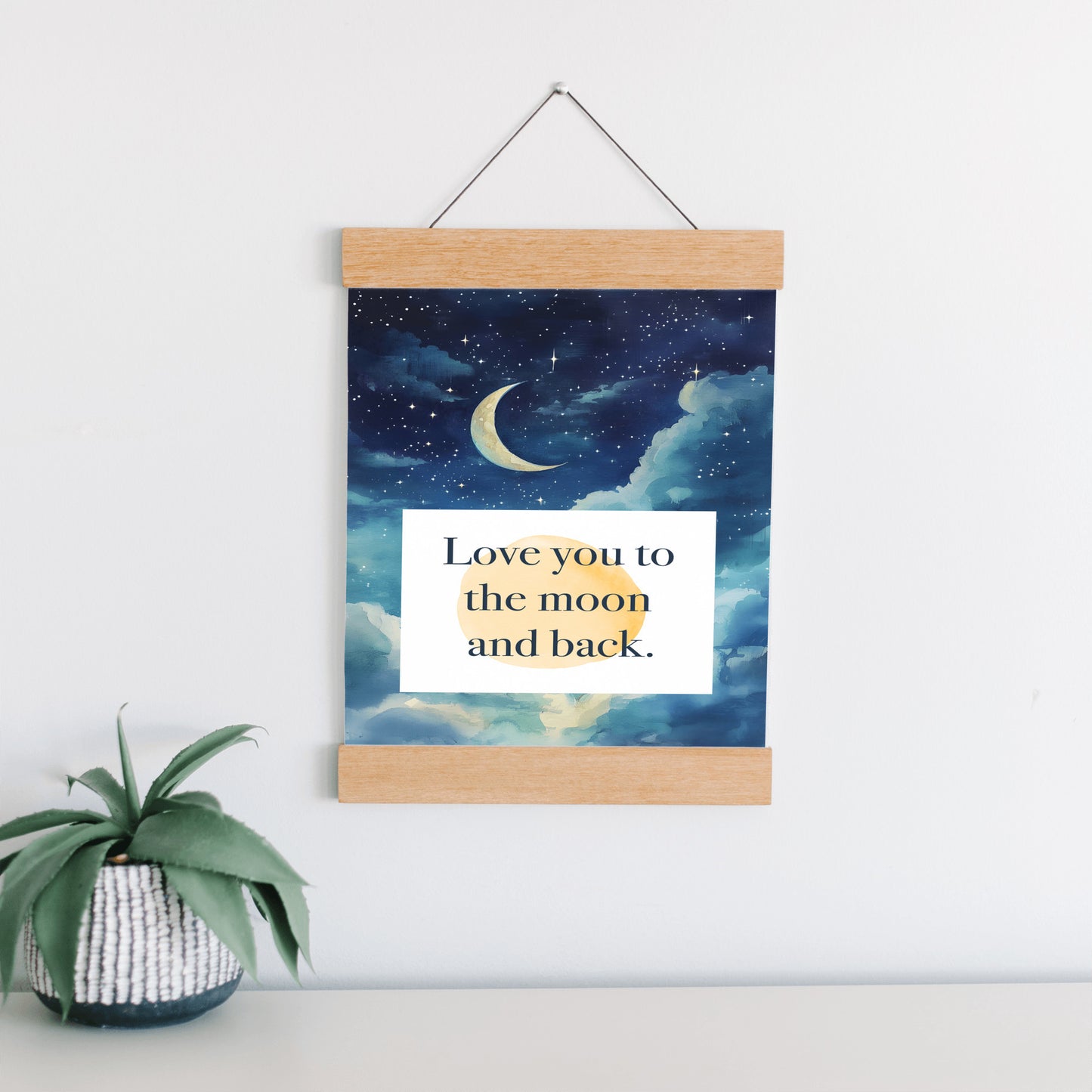 Love You to the Moon and Back Canvas
