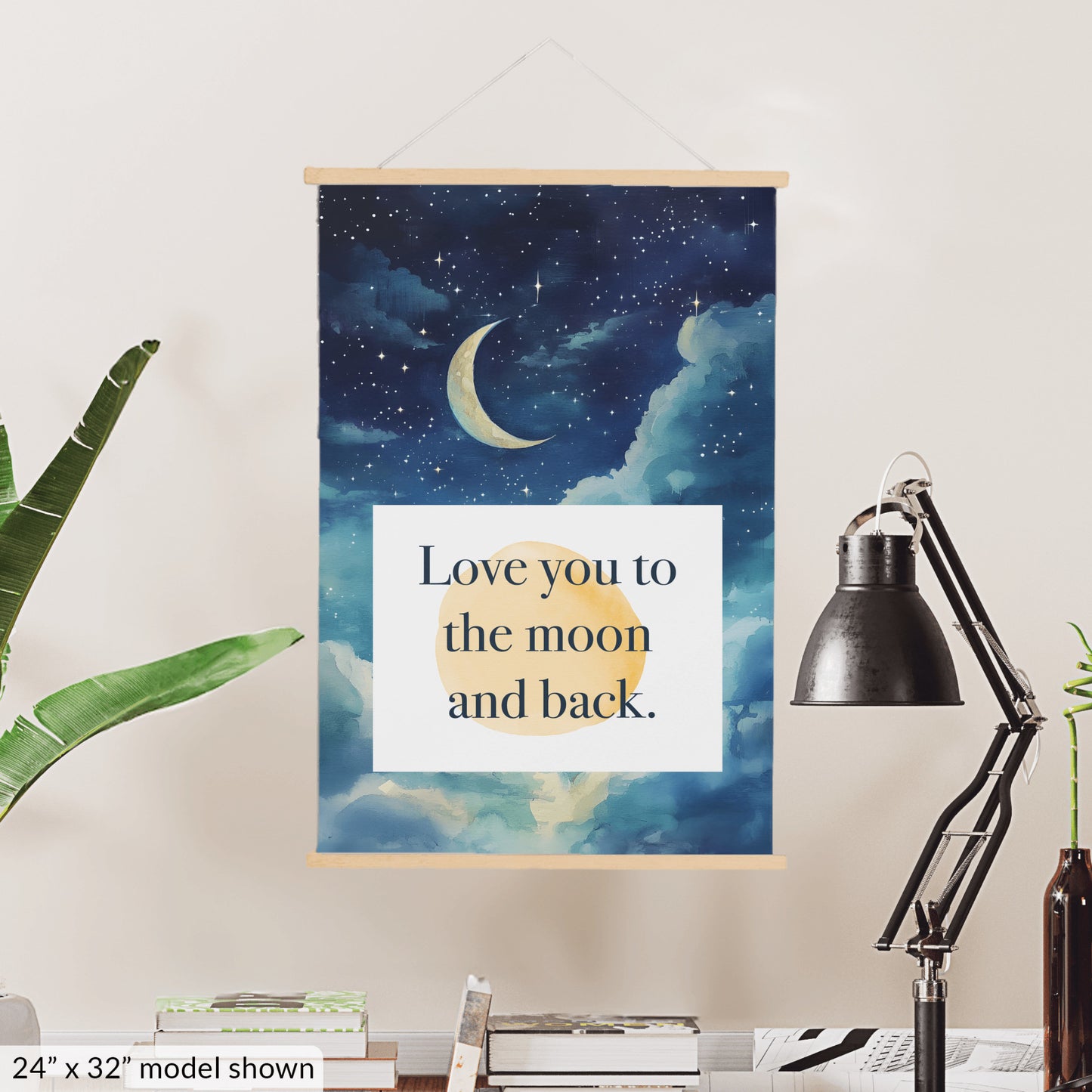 Love You to the Moon and Back Canvas