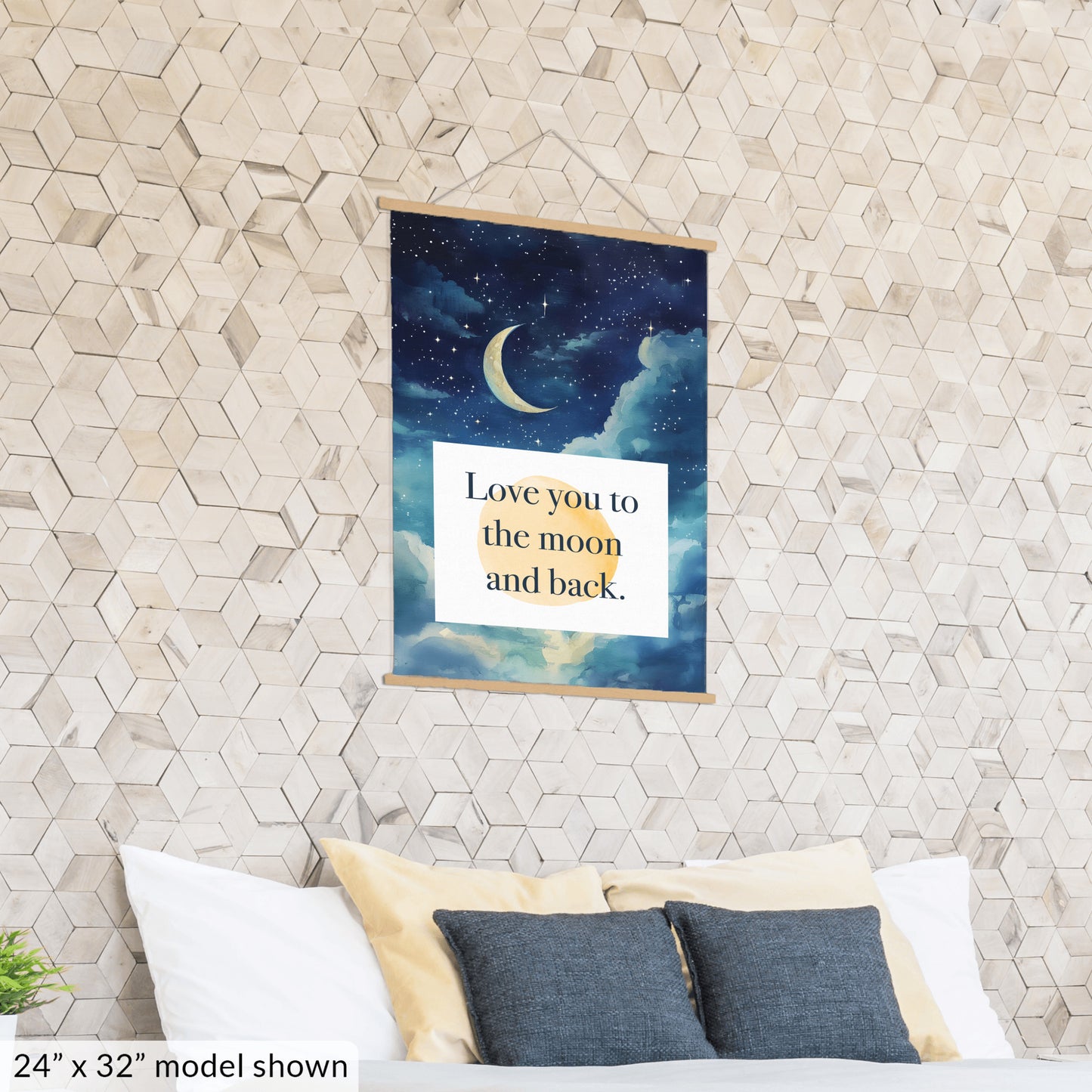 Love You to the Moon and Back Canvas