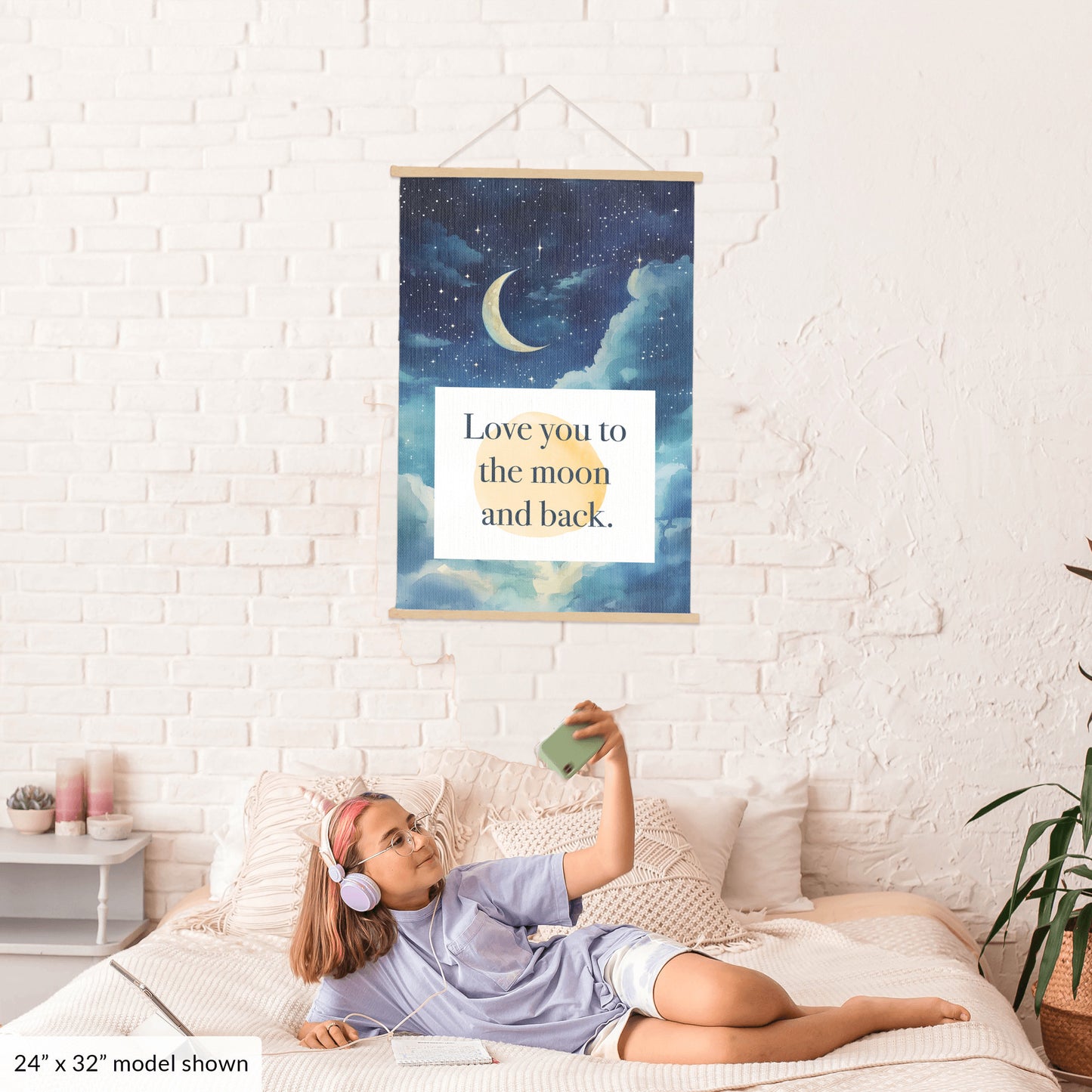 Love You to the Moon and Back Canvas