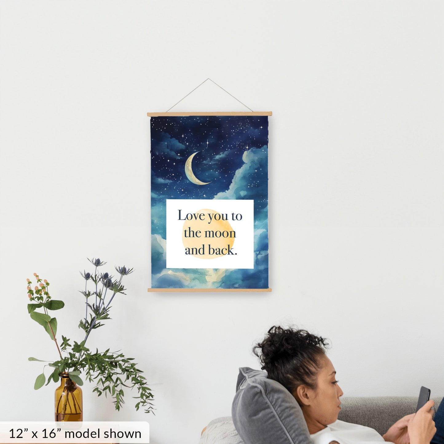 Love You to the Moon and Back Canvas