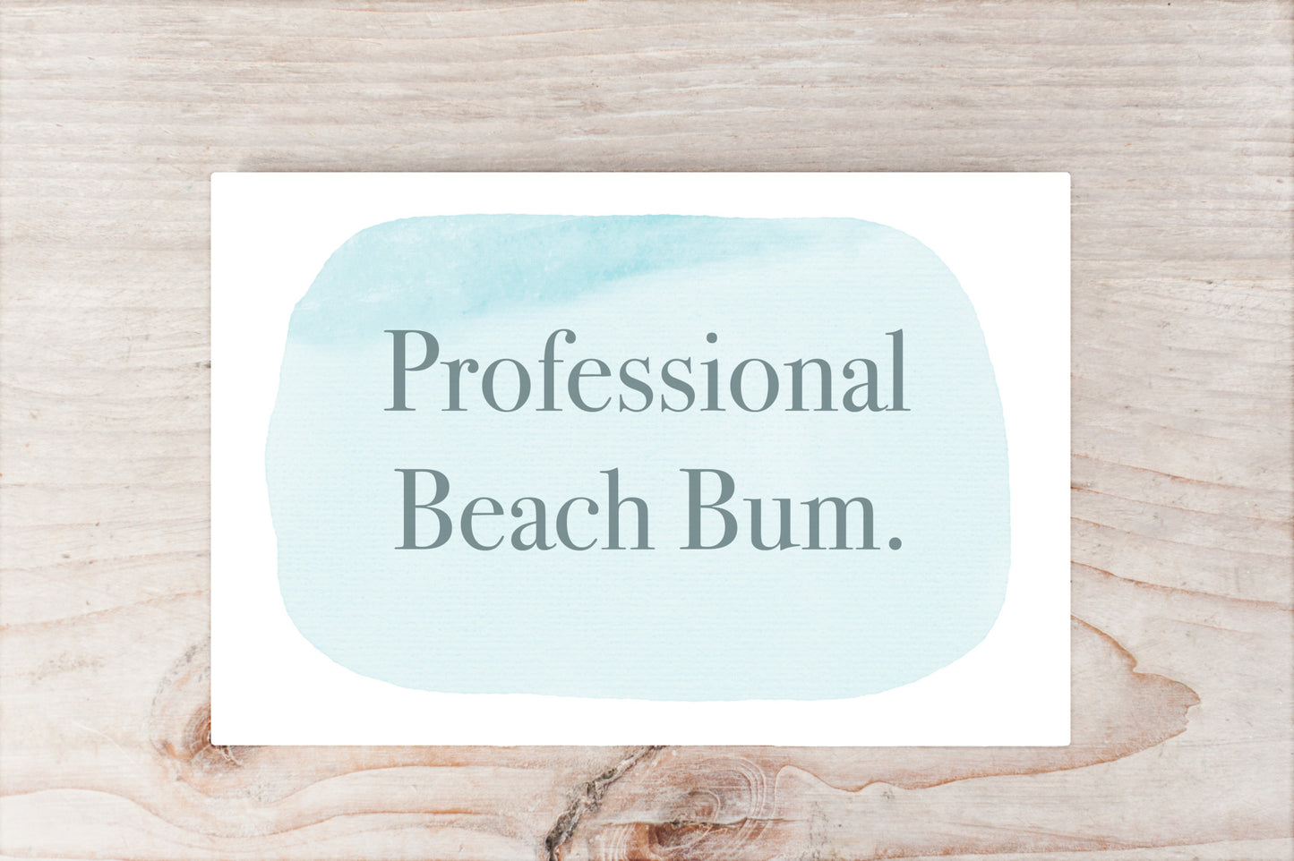 Beach Bum 4x6 Canvas