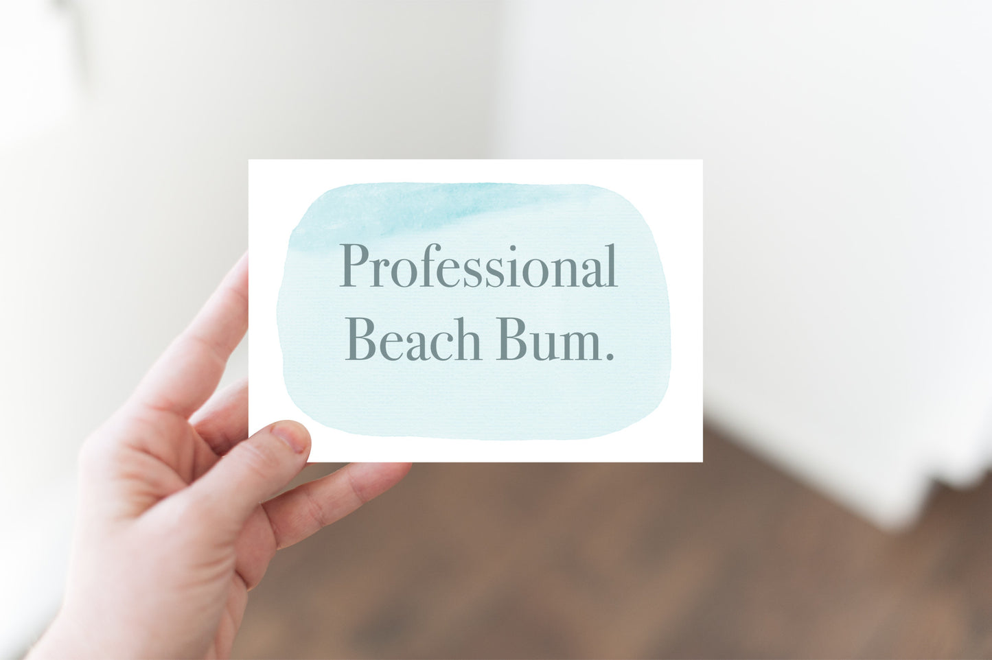 Beach Bum 4x6 Canvas