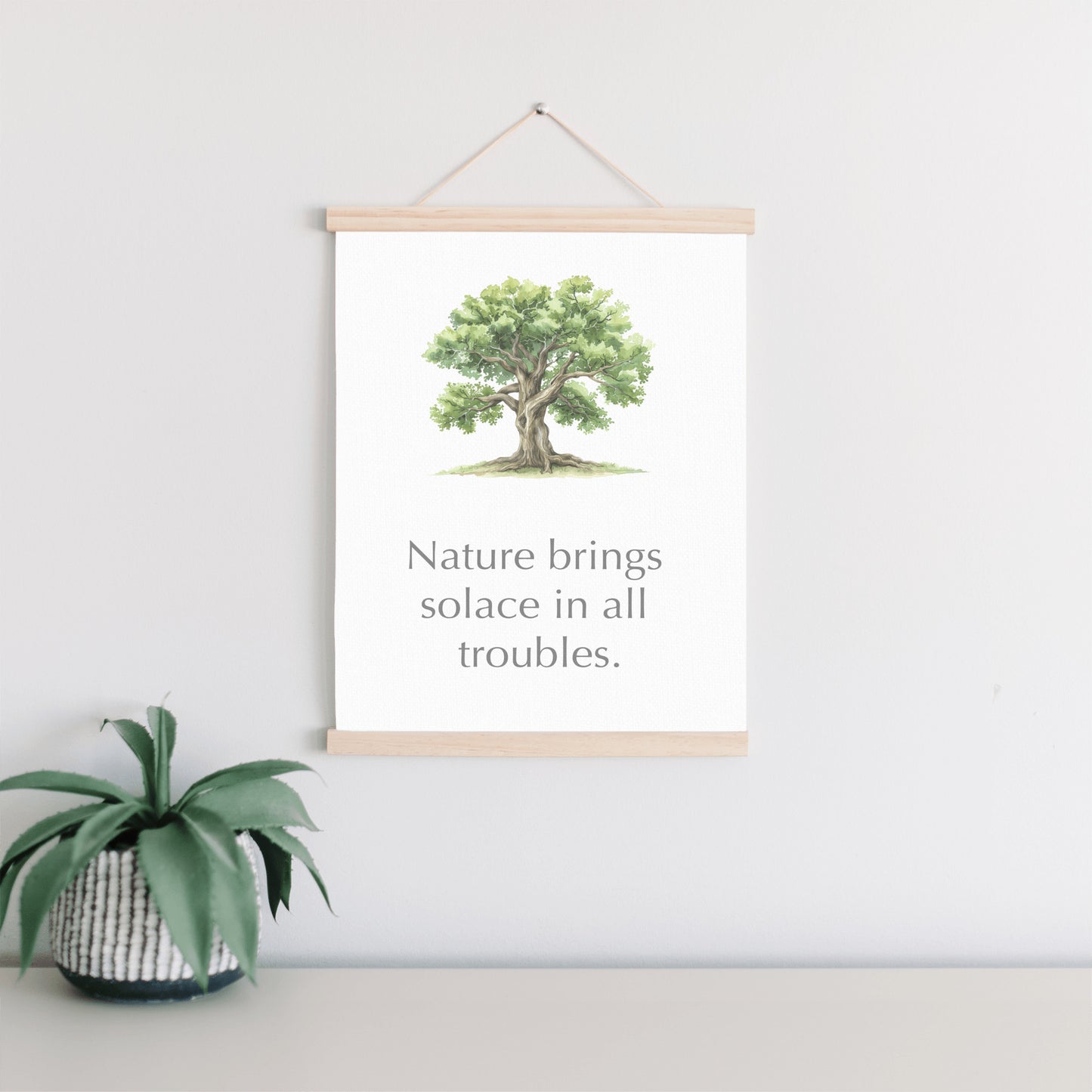 Tree Nature Hanging Canvas