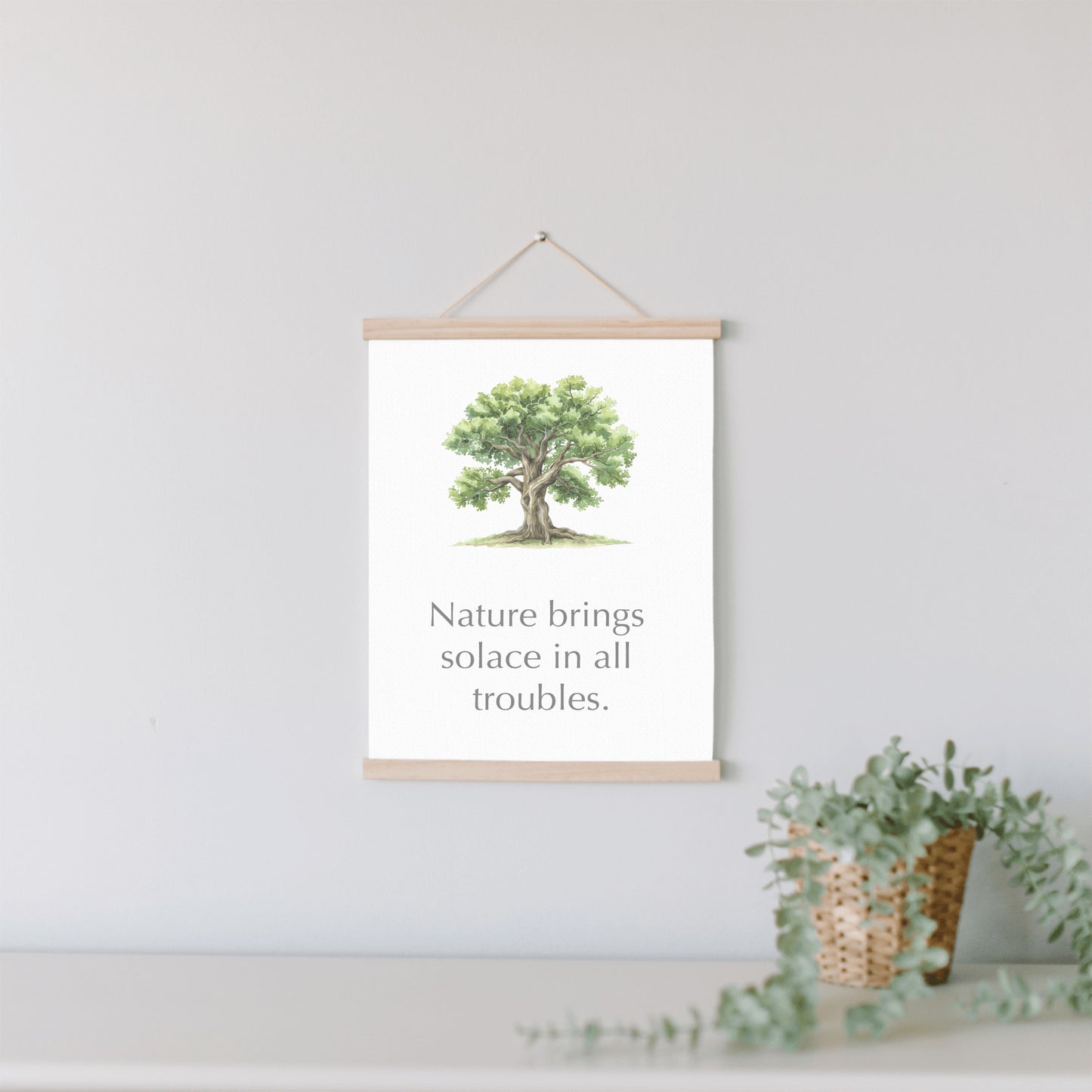 Tree Nature Hanging Canvas