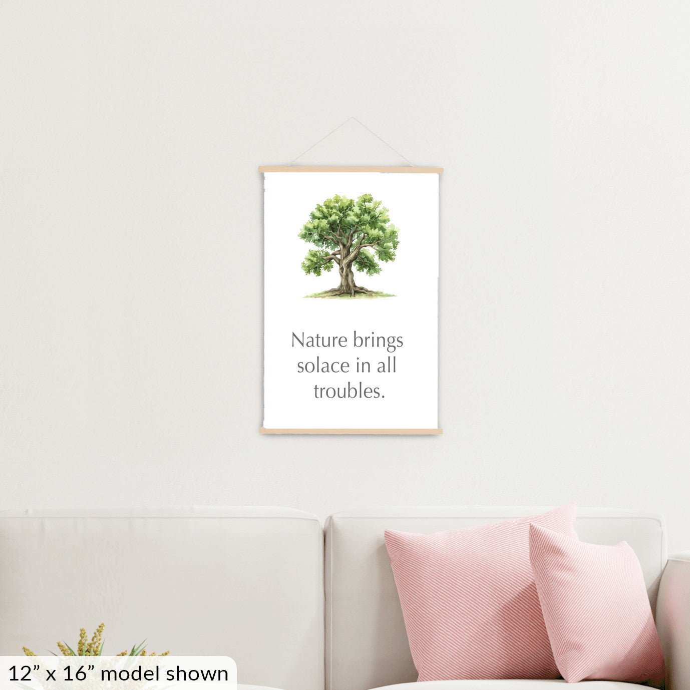 Tree Nature Hanging Canvas