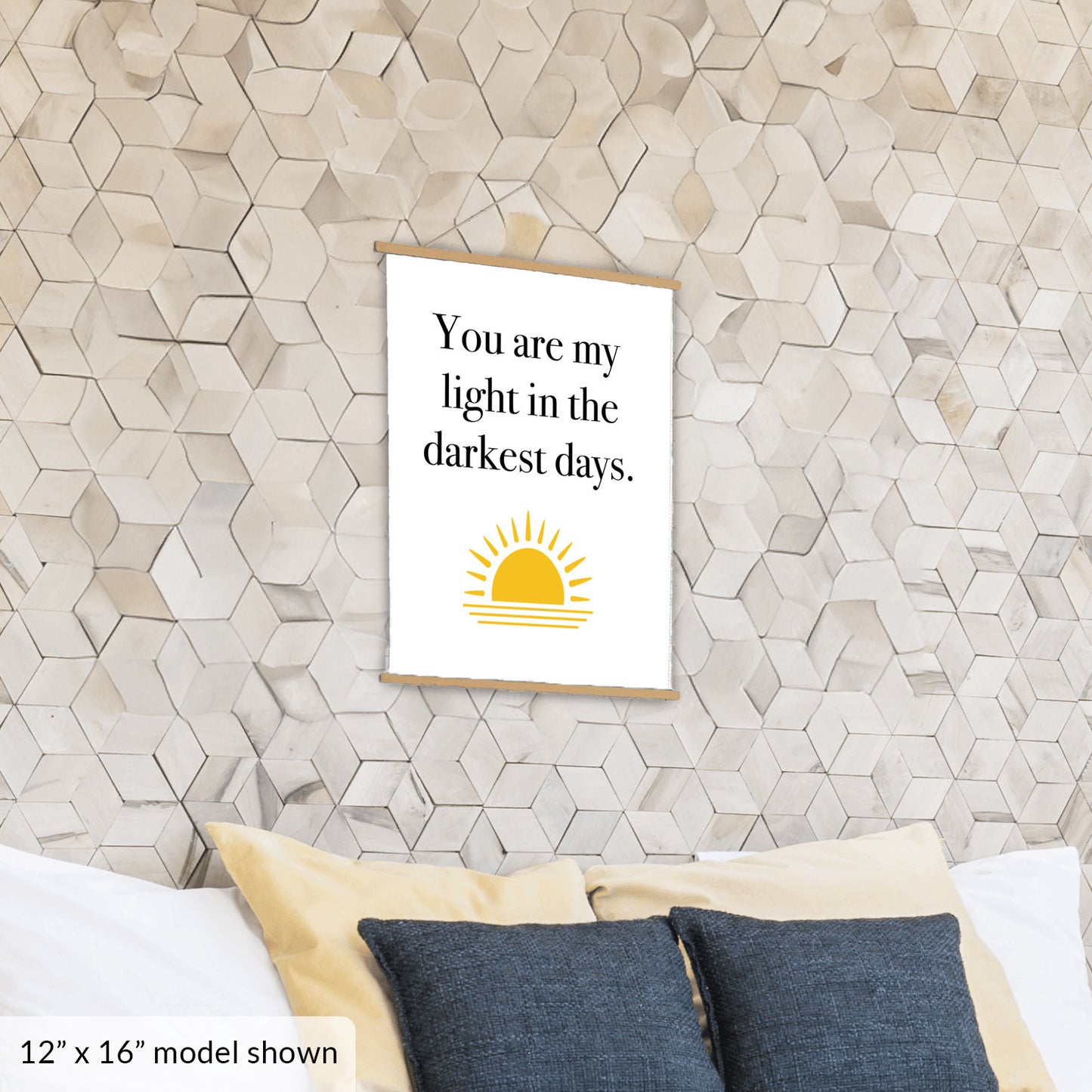 You are My Light - Hanging Canvas