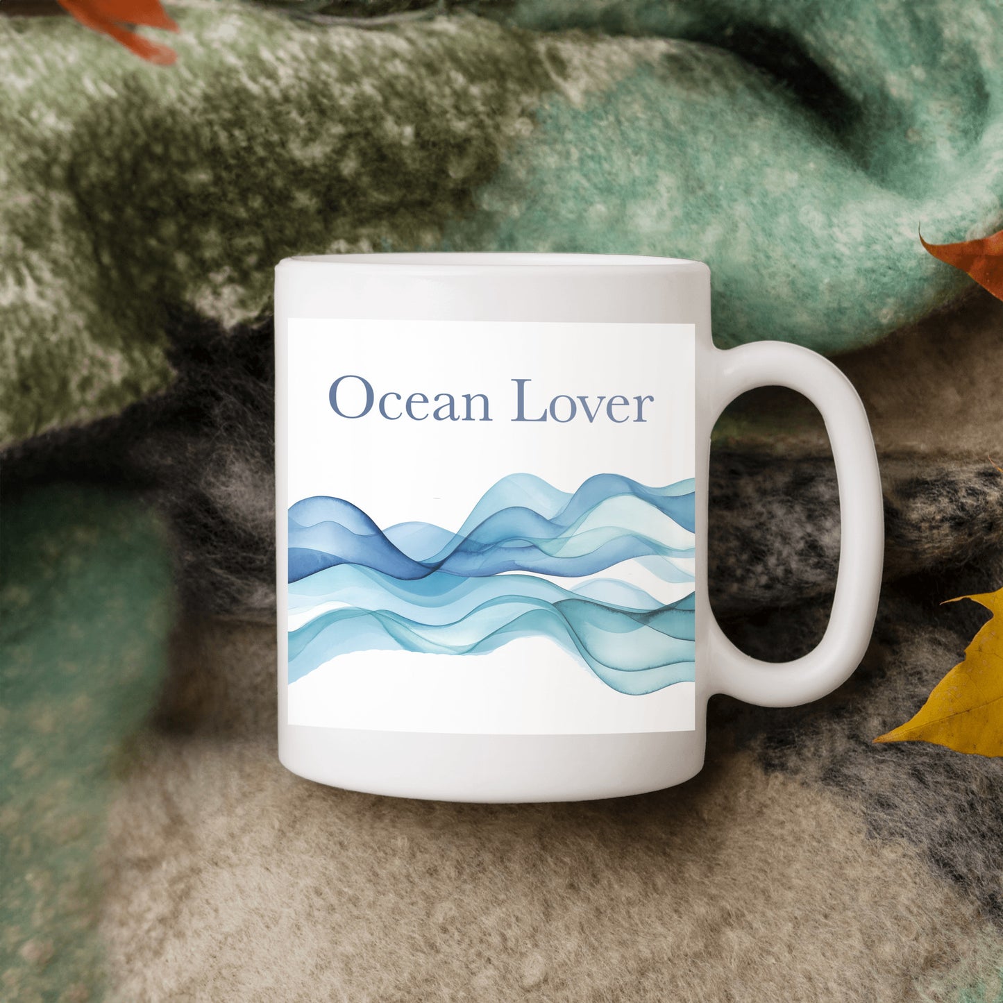 Ocean Lover Mug, Beach Drinkware