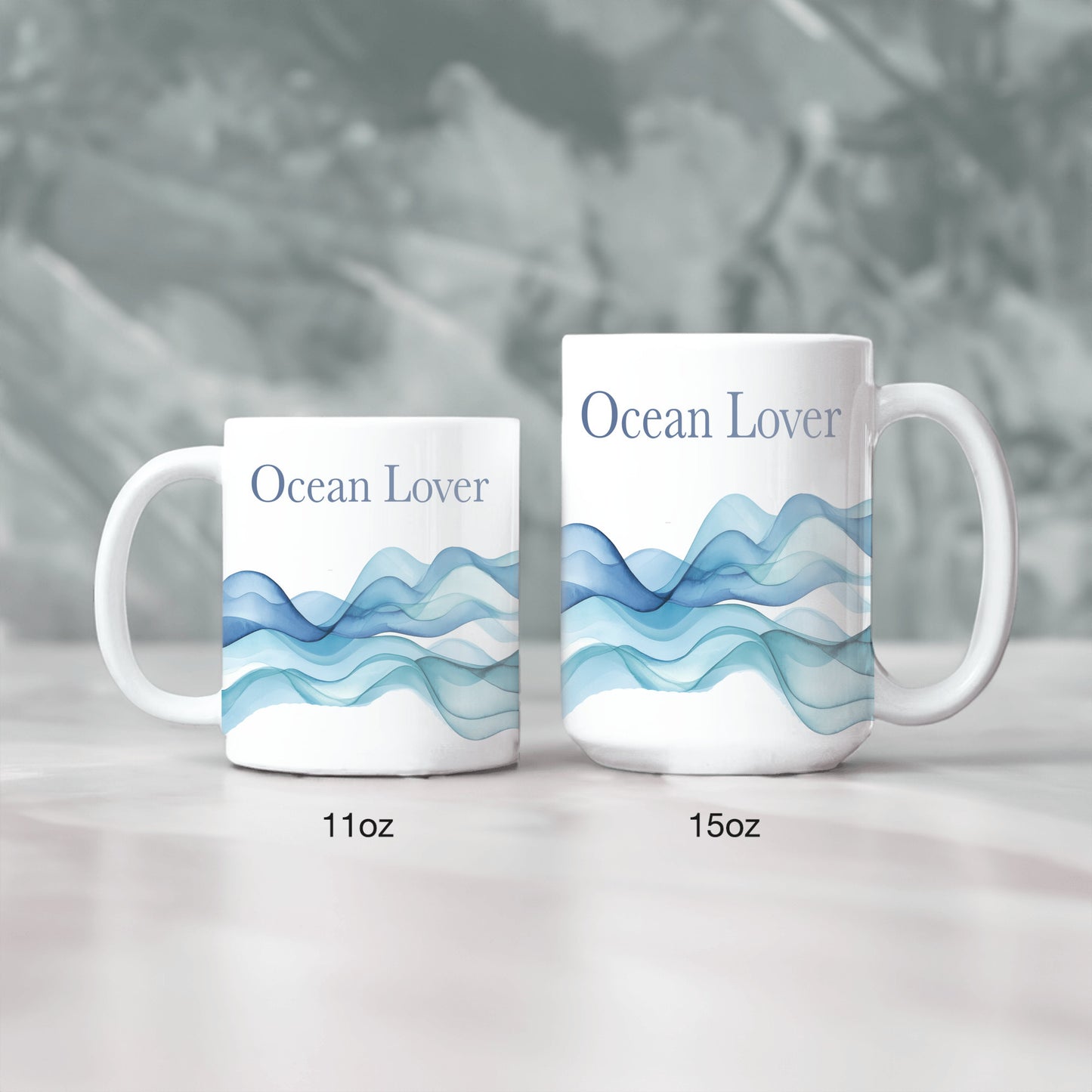 Ocean Lover Mug, Beach Drinkware