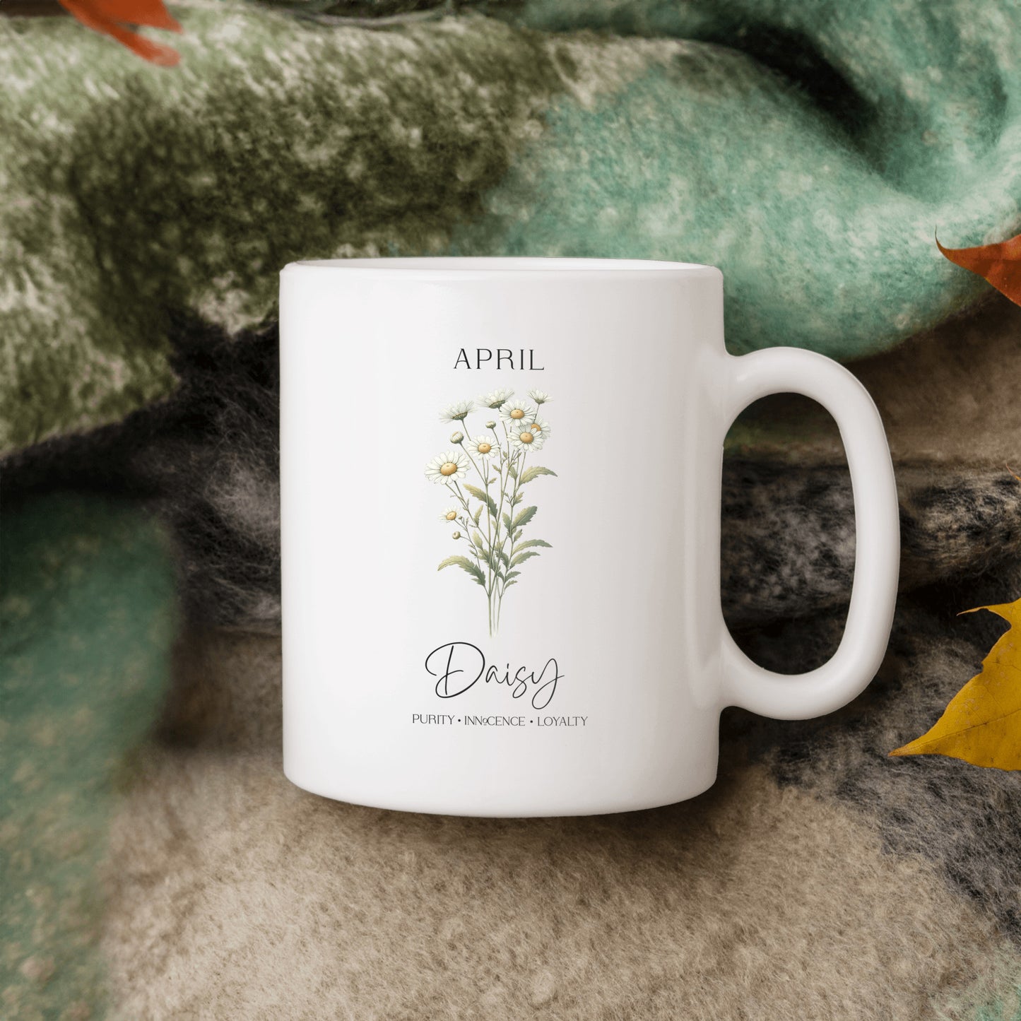 April Birth Month Ceramic Mug