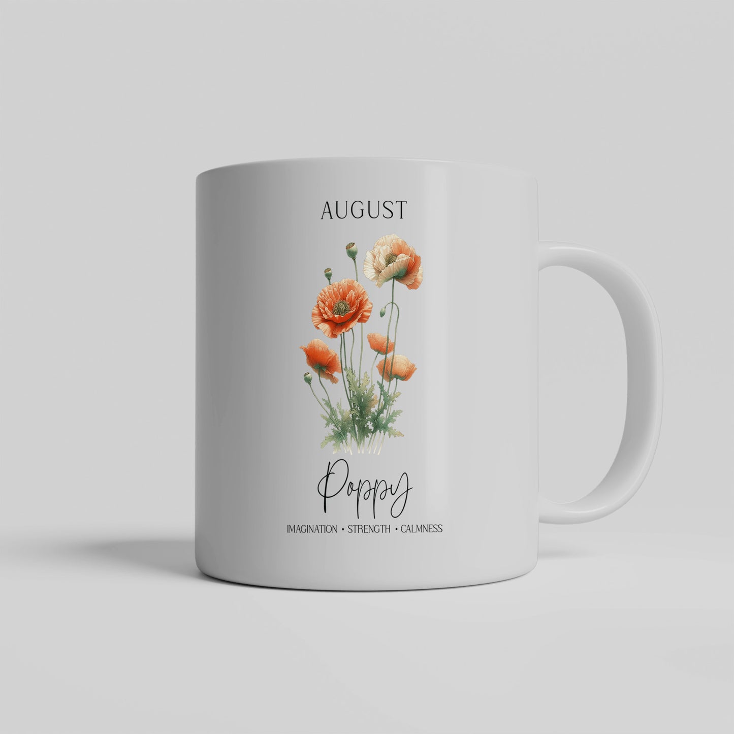 August Birth Month Ceramic Mug