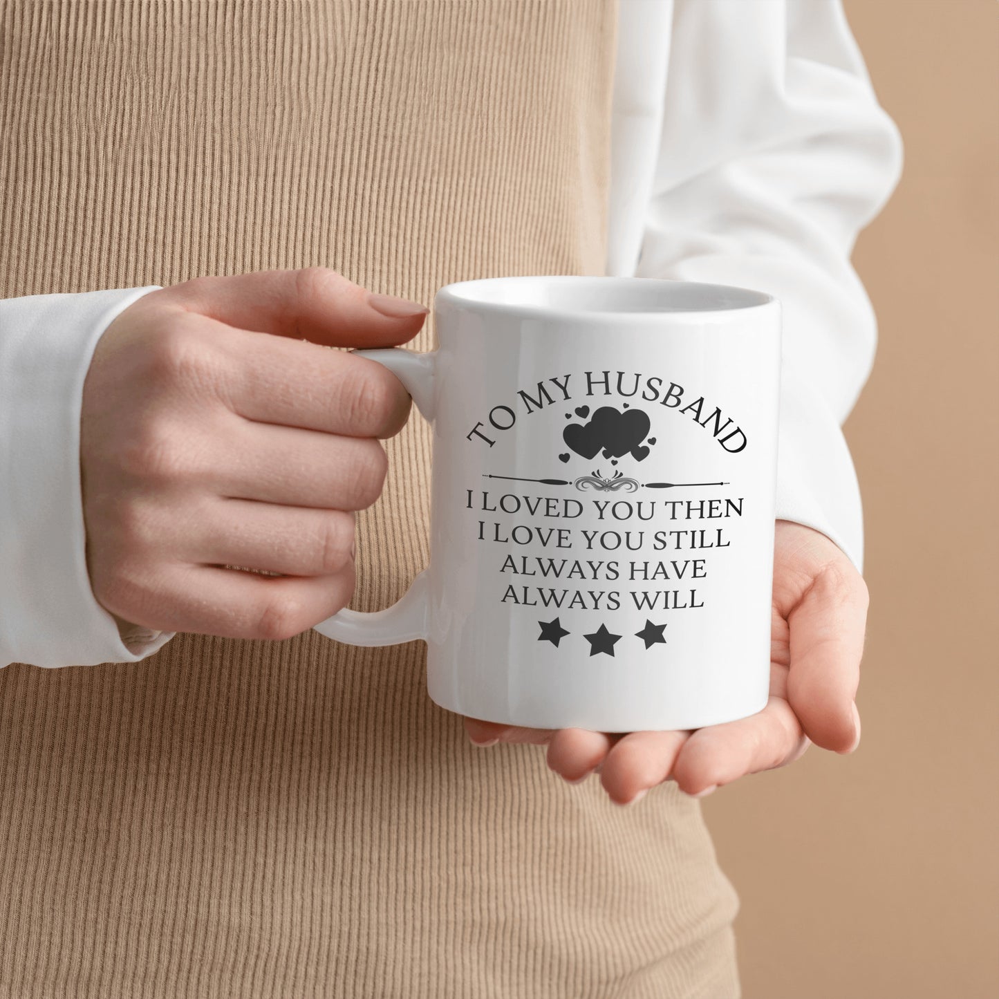 To My Husband Ceramic Mug Gift