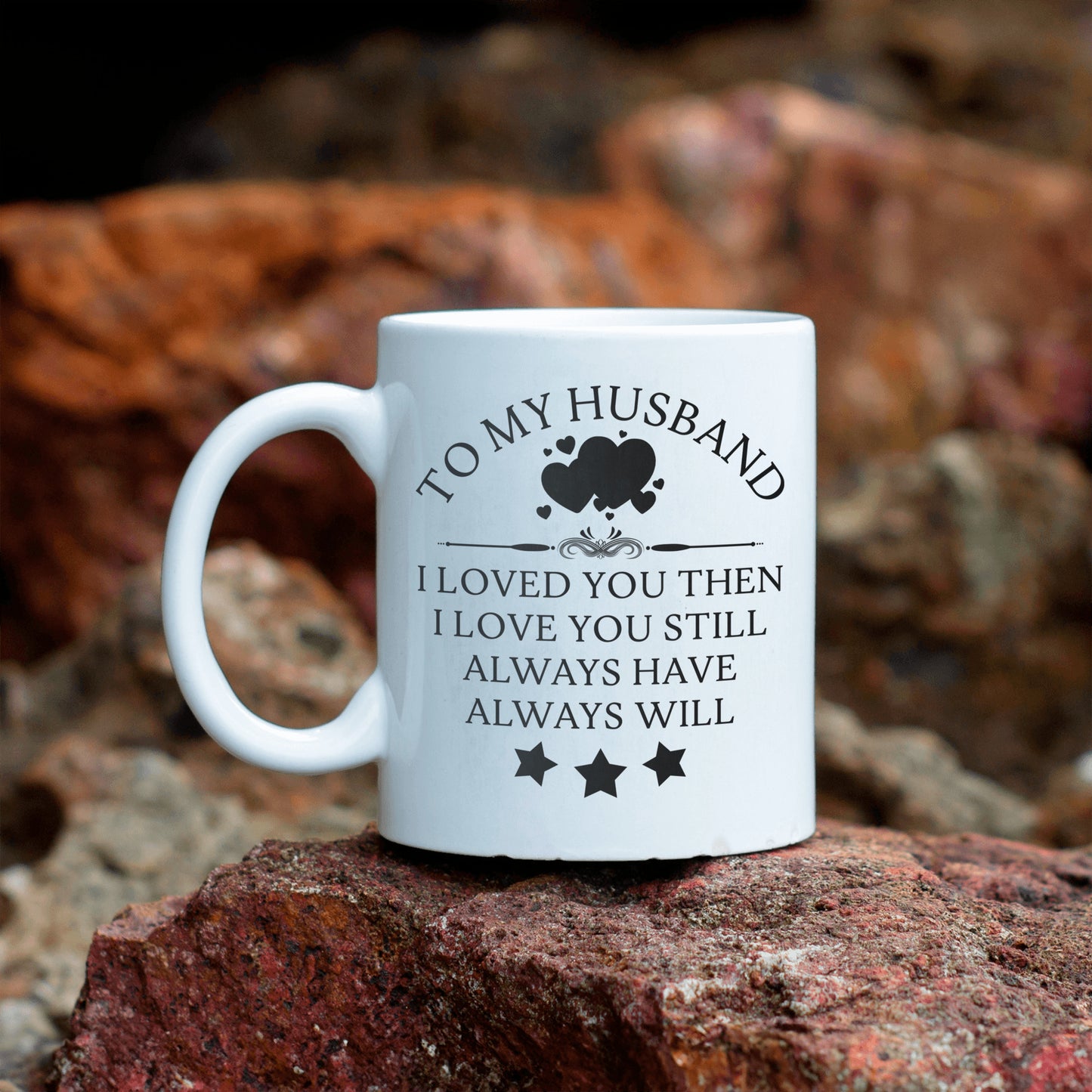 To My Husband Ceramic Mug Gift