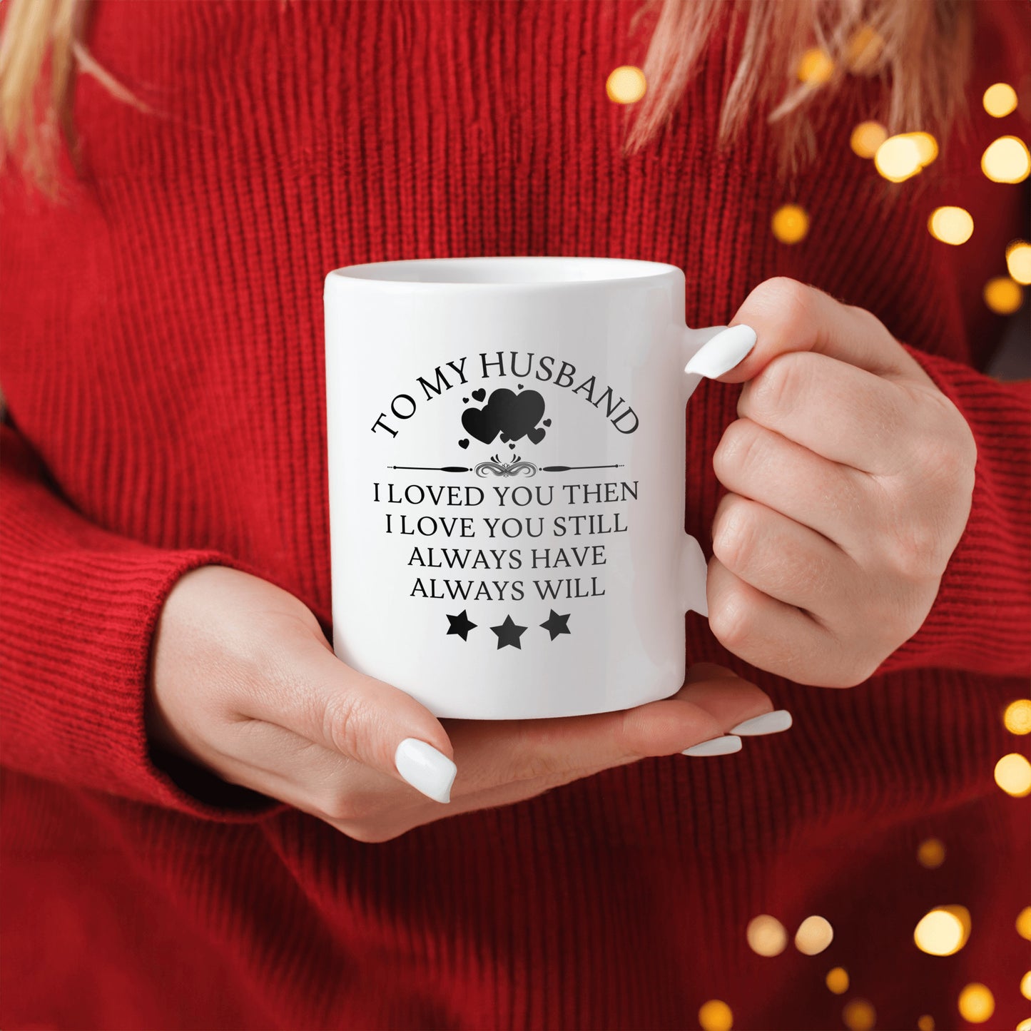 To My Husband Ceramic Mug Gift