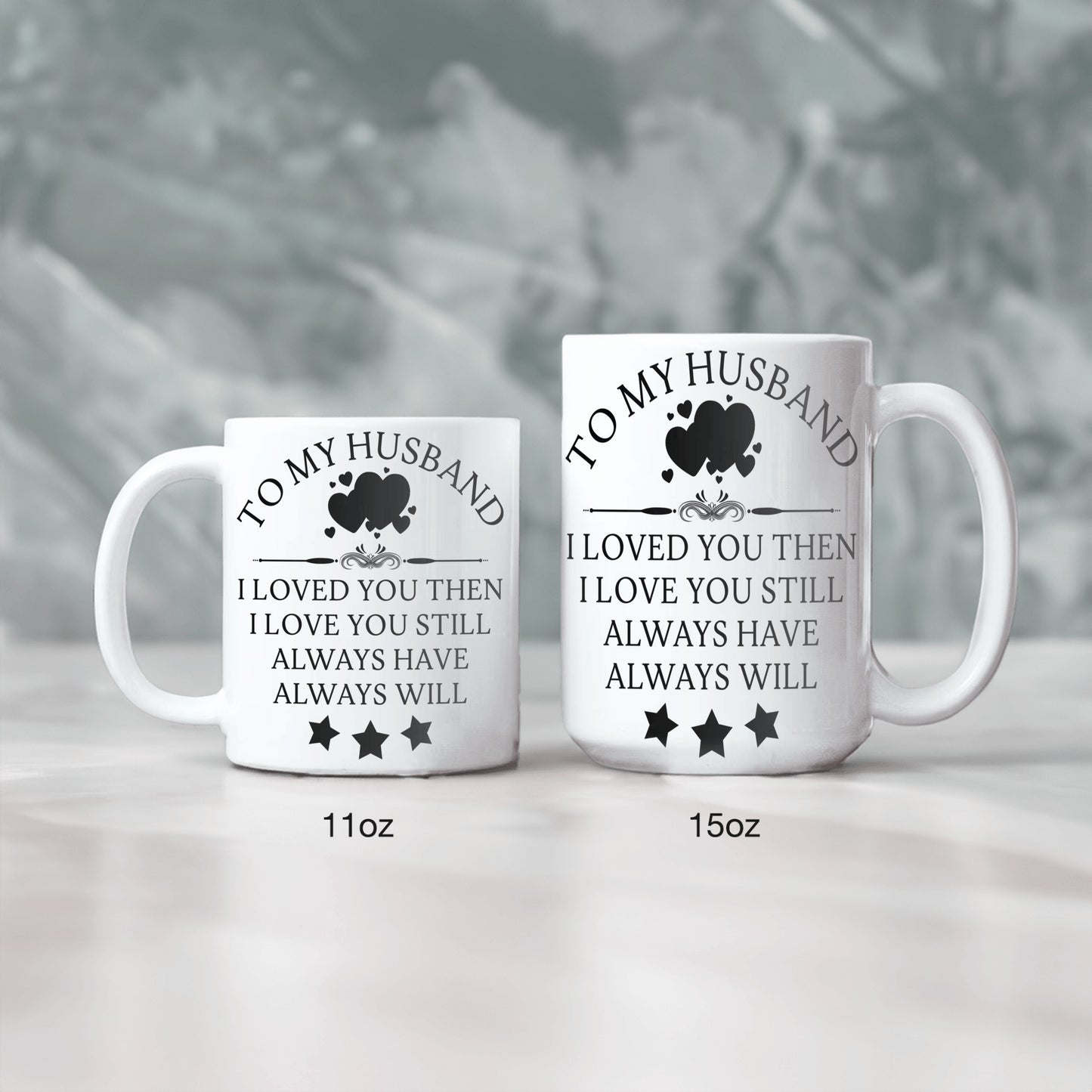 To My Husband Ceramic Mug Gift