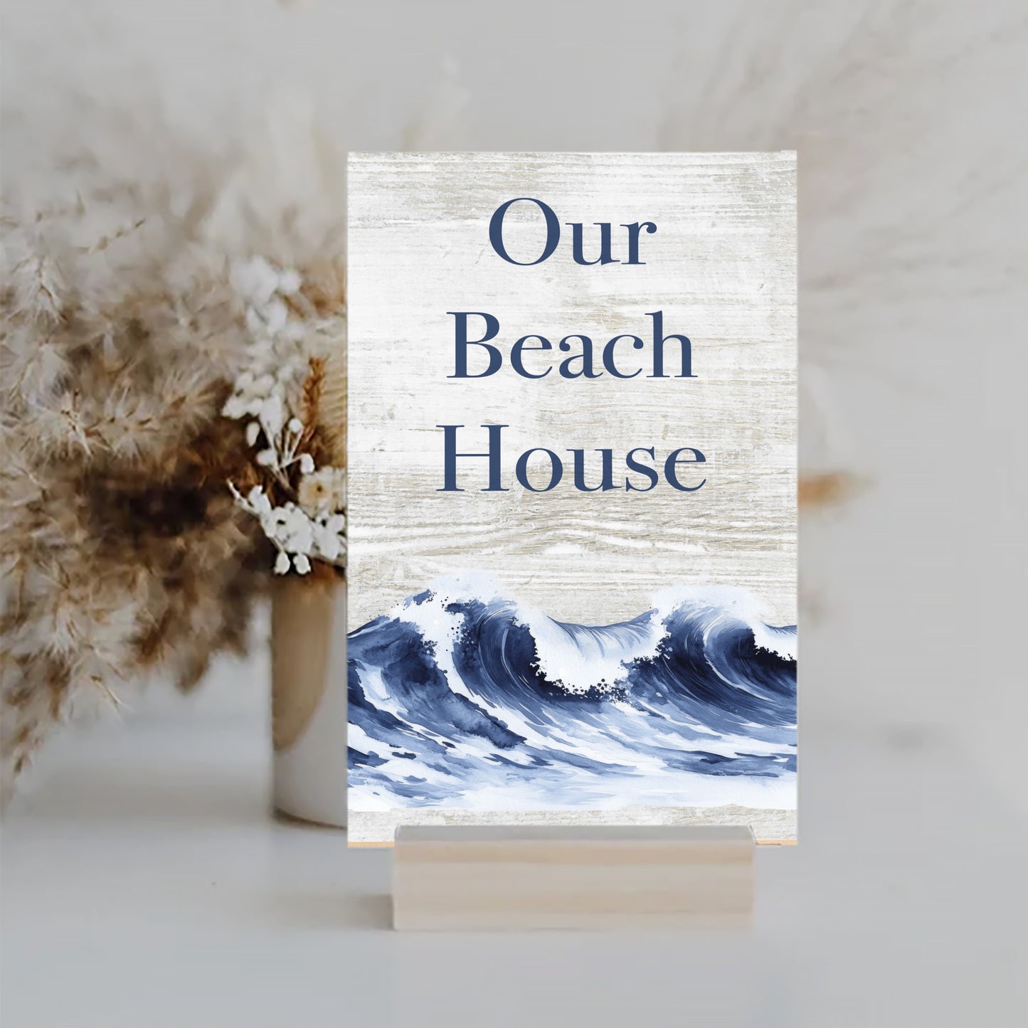 Our Beach House SIGN, Coastal Home Decor