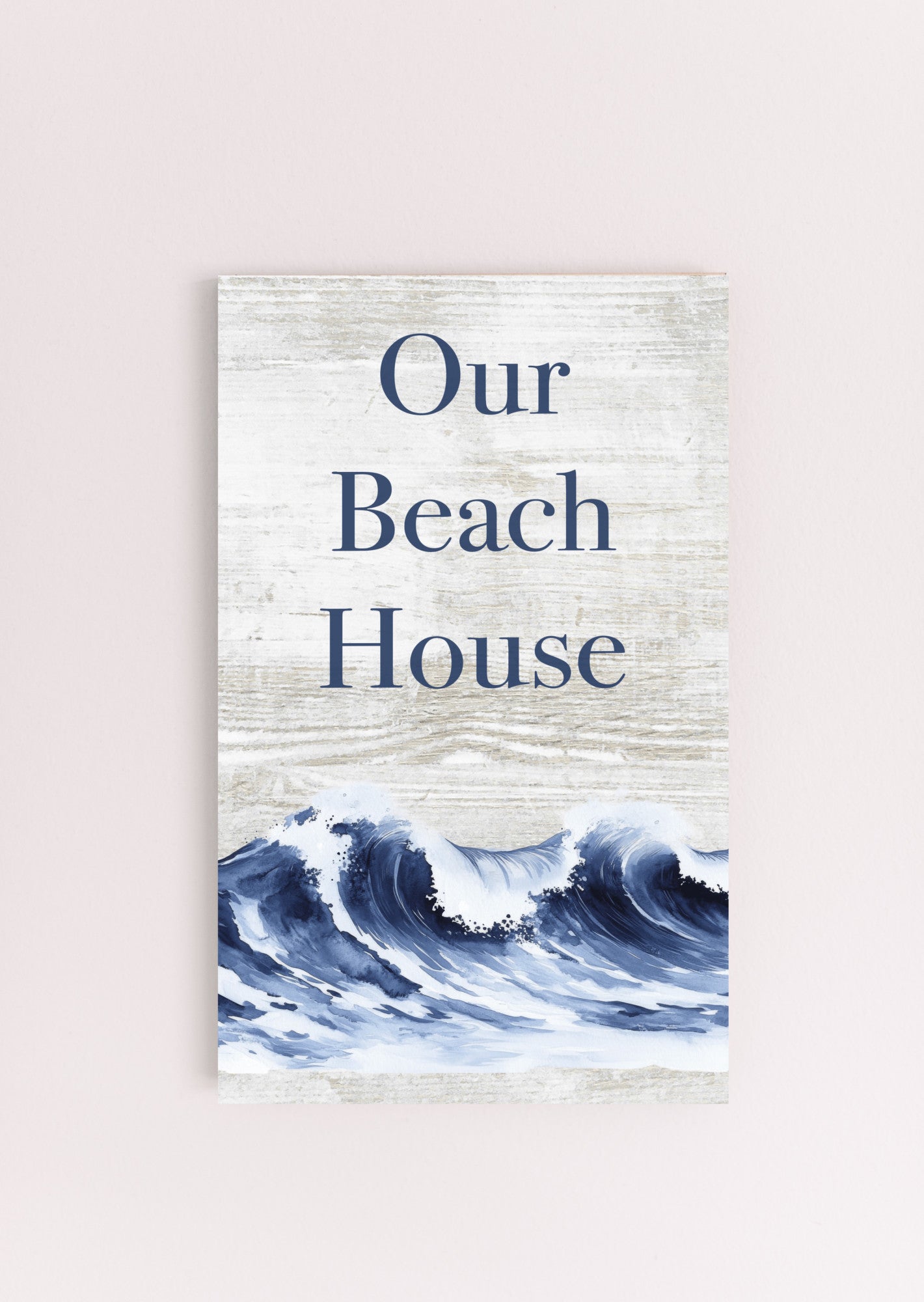 Our Beach House SIGN, Coastal Home Decor