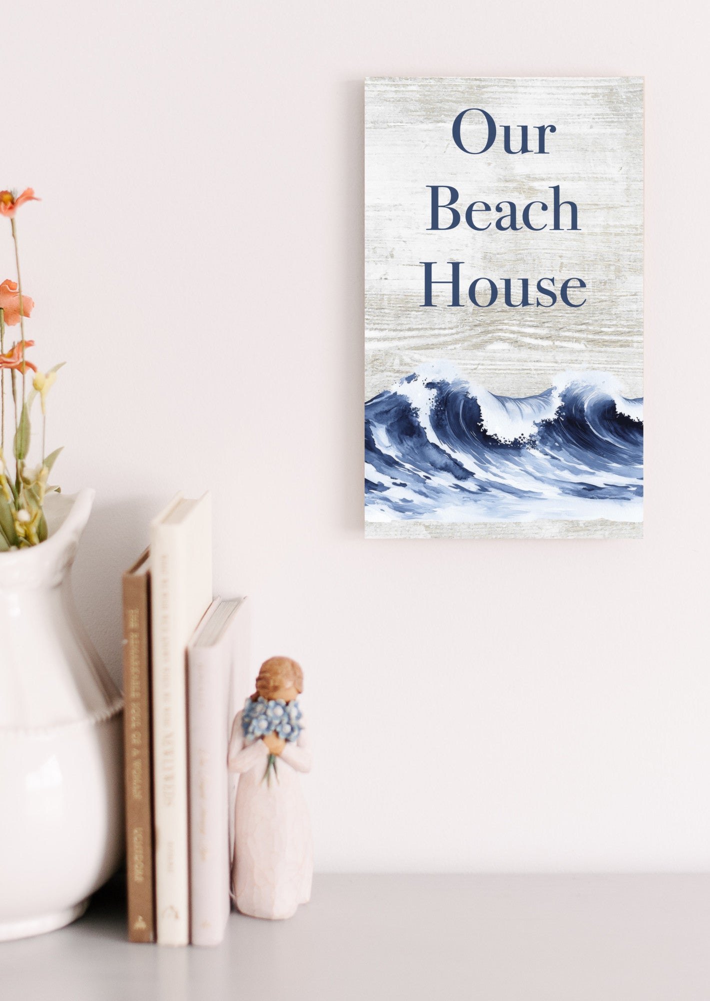 Our Beach House SIGN, Coastal Home Decor