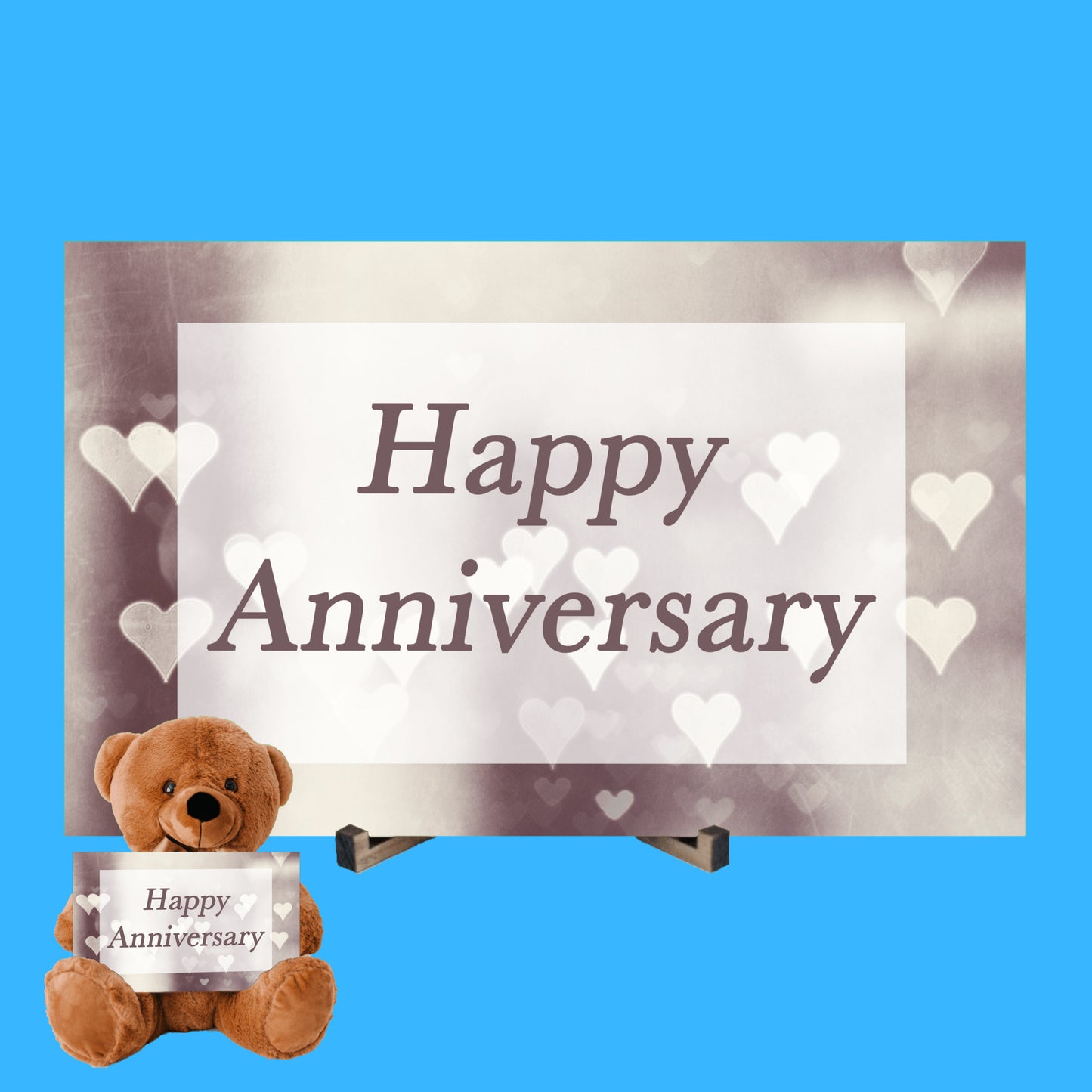Happy Anniversary Teddy Bear Gift