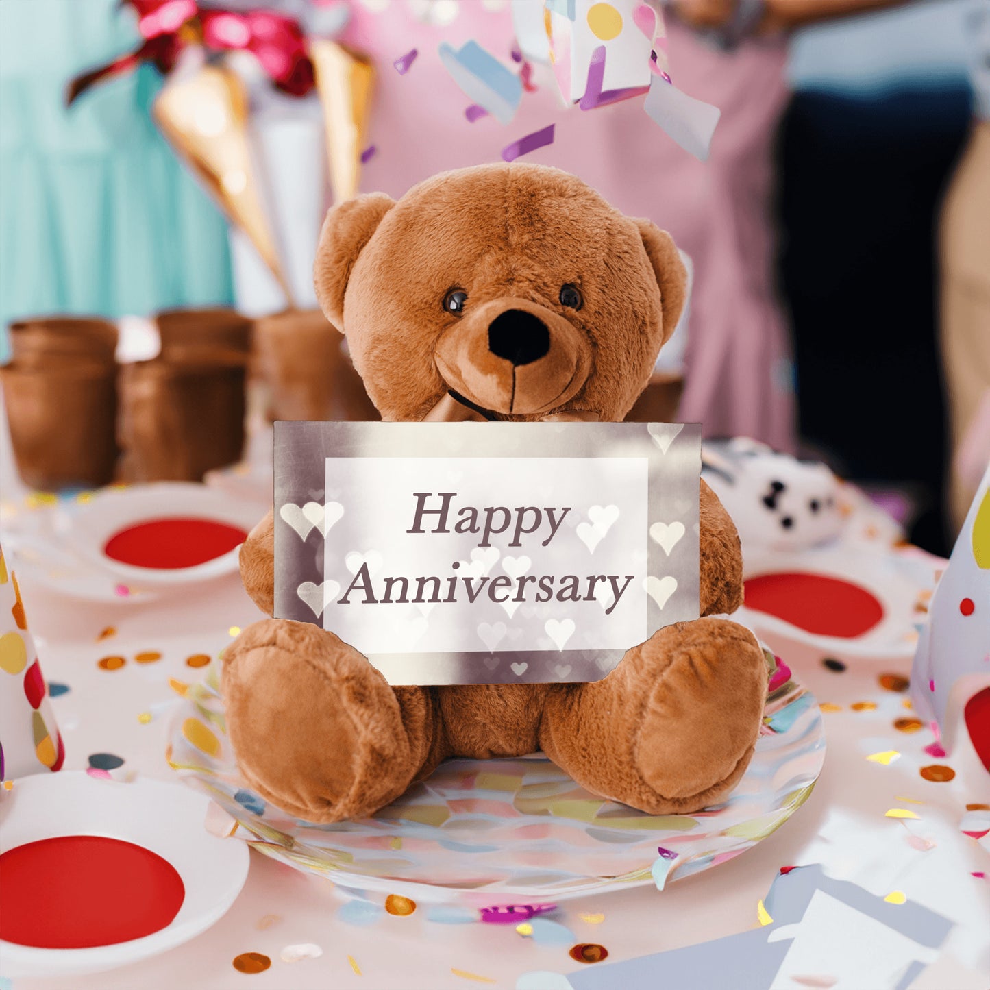 Happy Anniversary Teddy Bear Gift