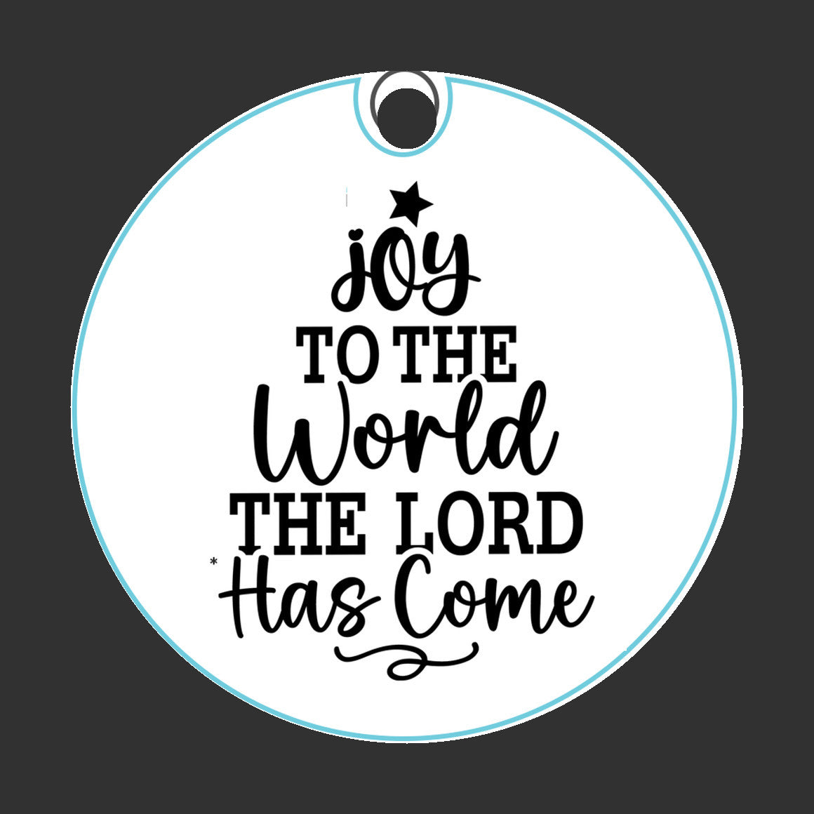 Christmas Ornament, Joy to the World