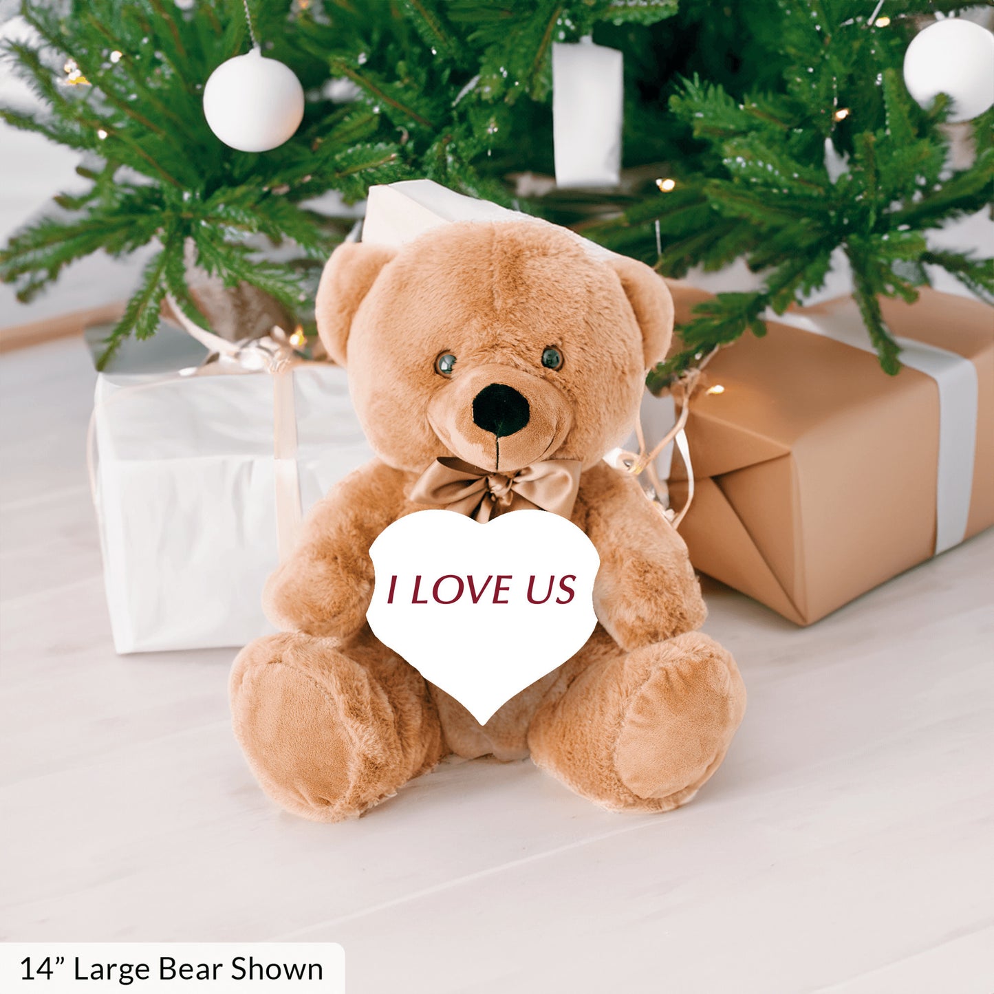 Anniversary Bear Gift, I Love Us