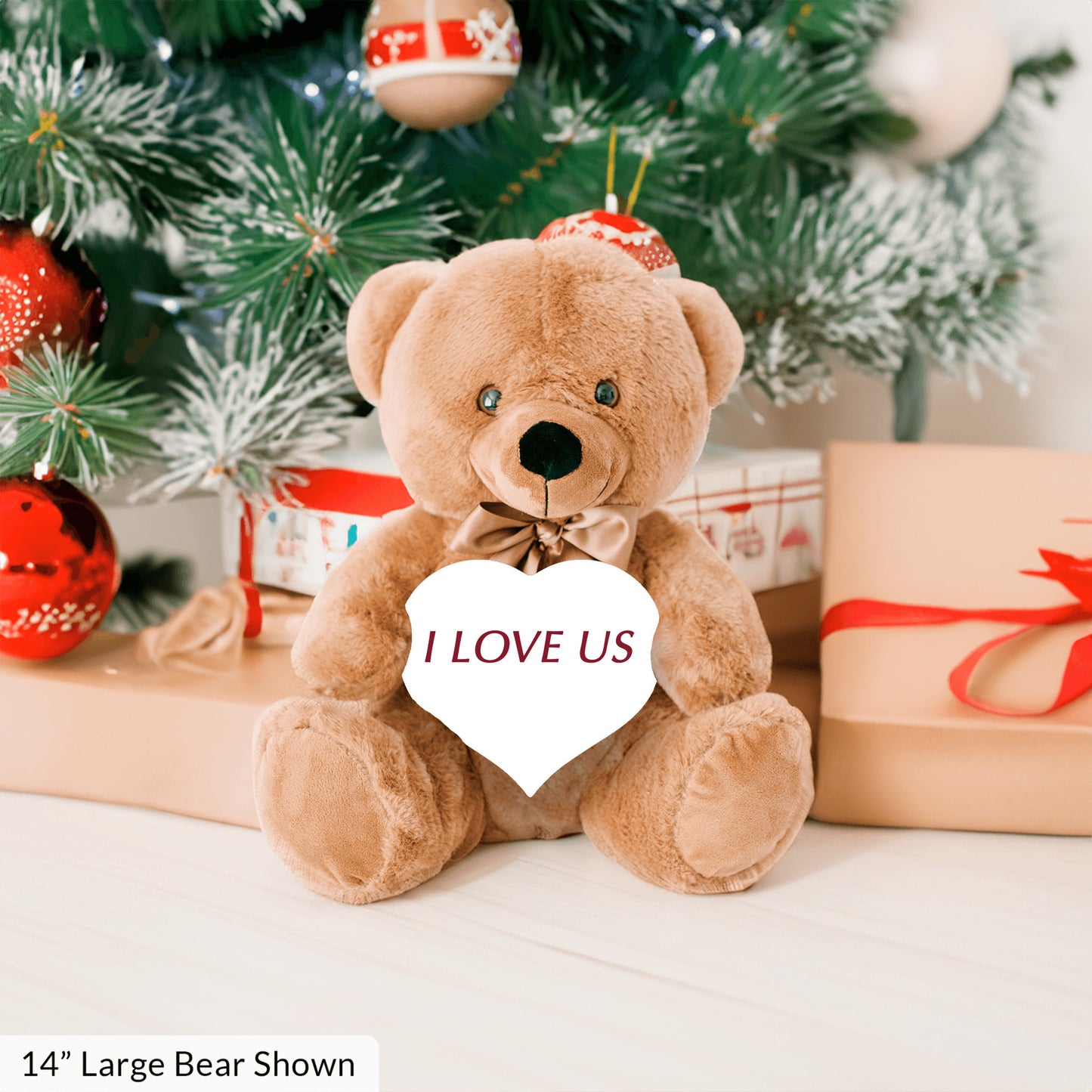 Anniversary Bear Gift, I Love Us