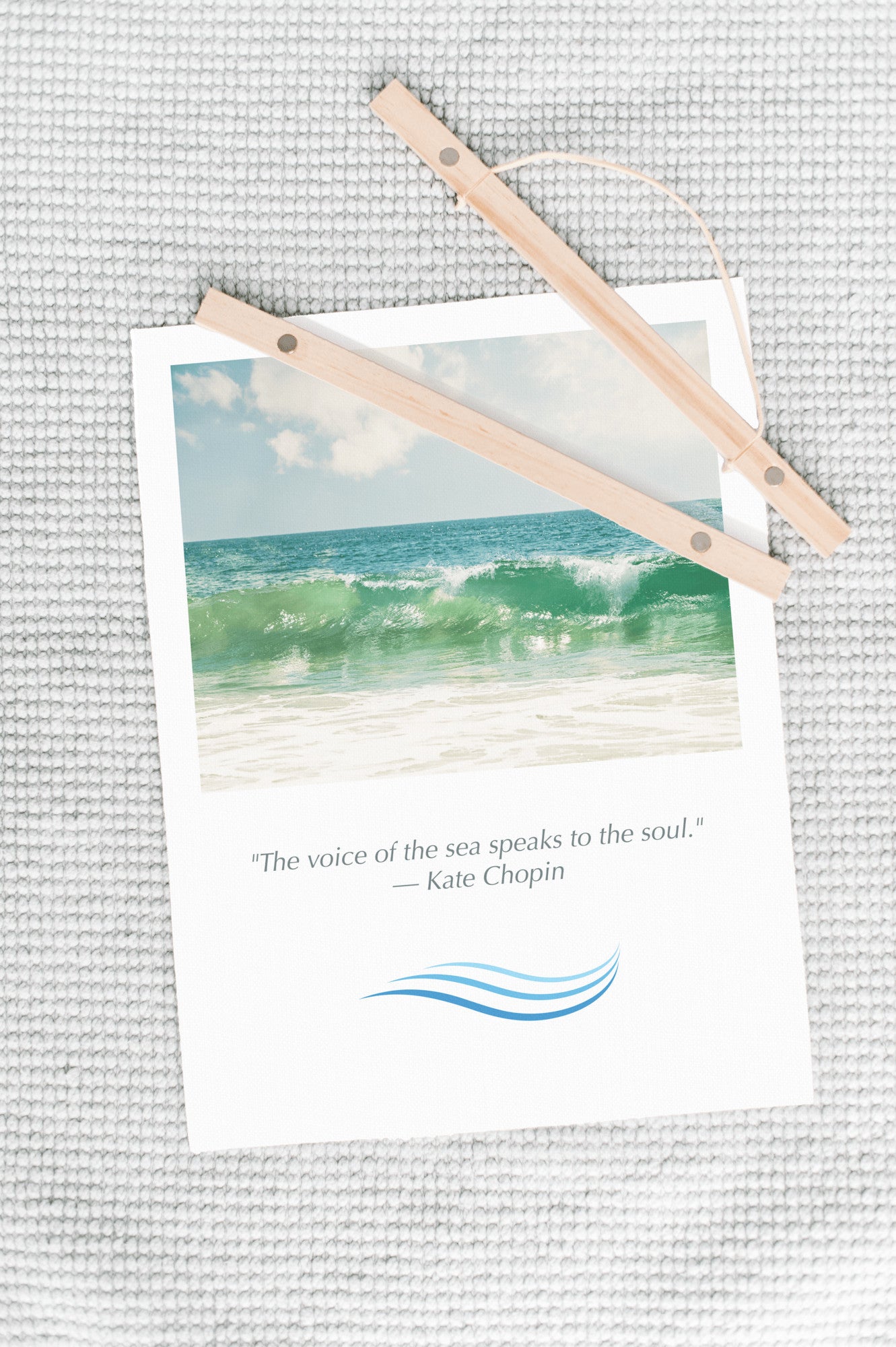 Ocean Hanging Canvas, Beach Saying Gift