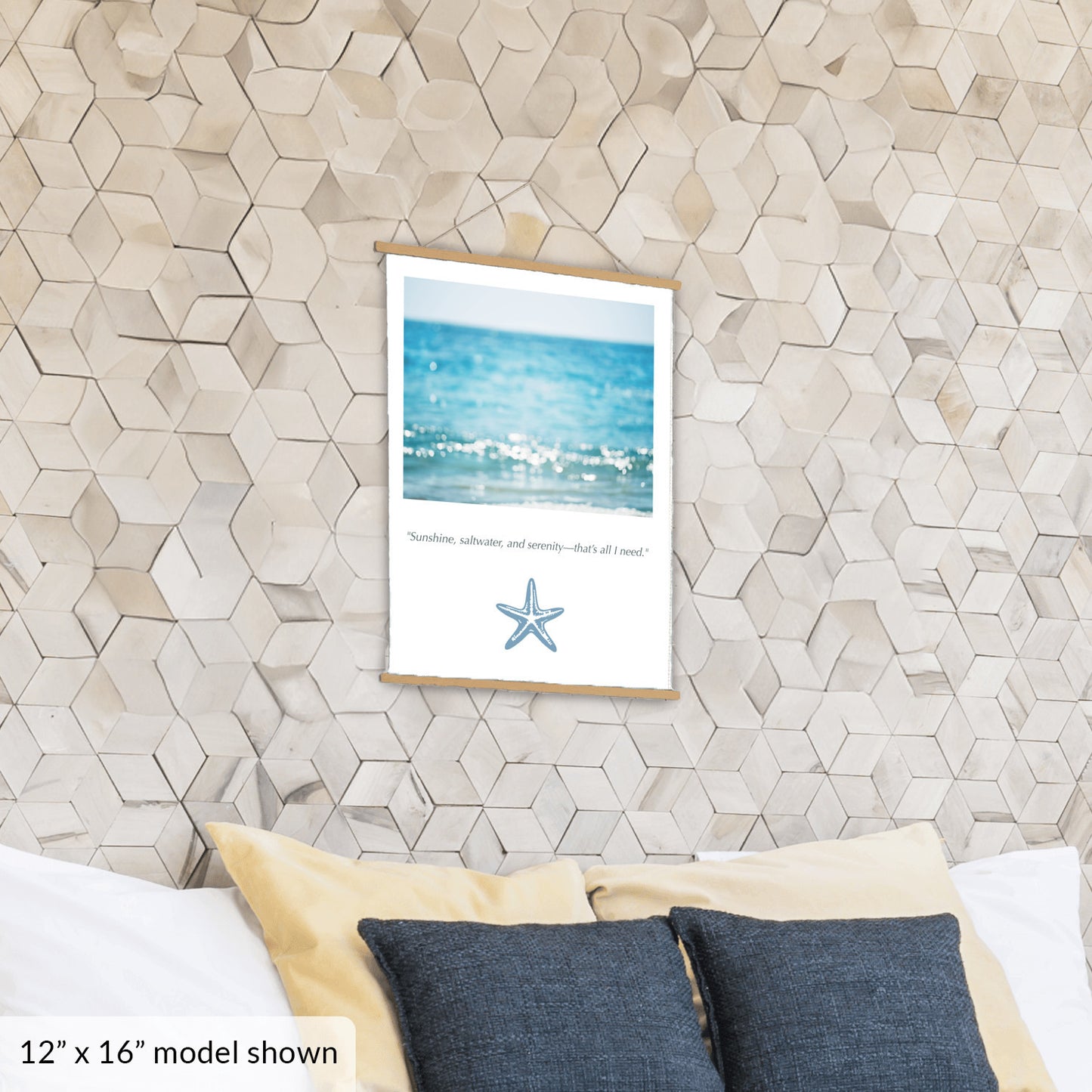 Calming Ocean Canvas, Beach Wall Art