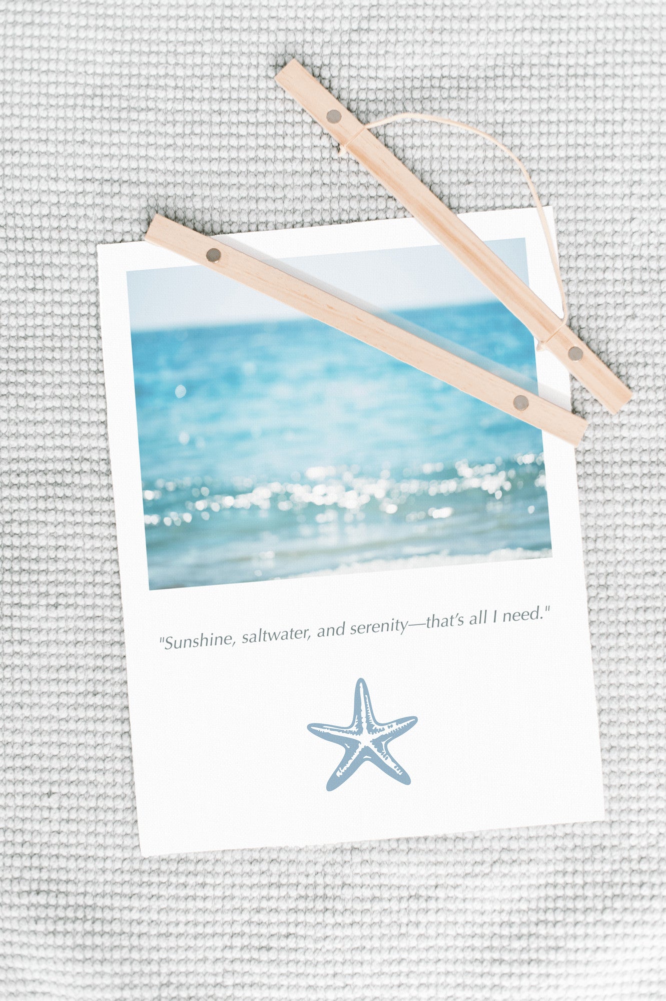 Calming Ocean Canvas, Beach Wall Art