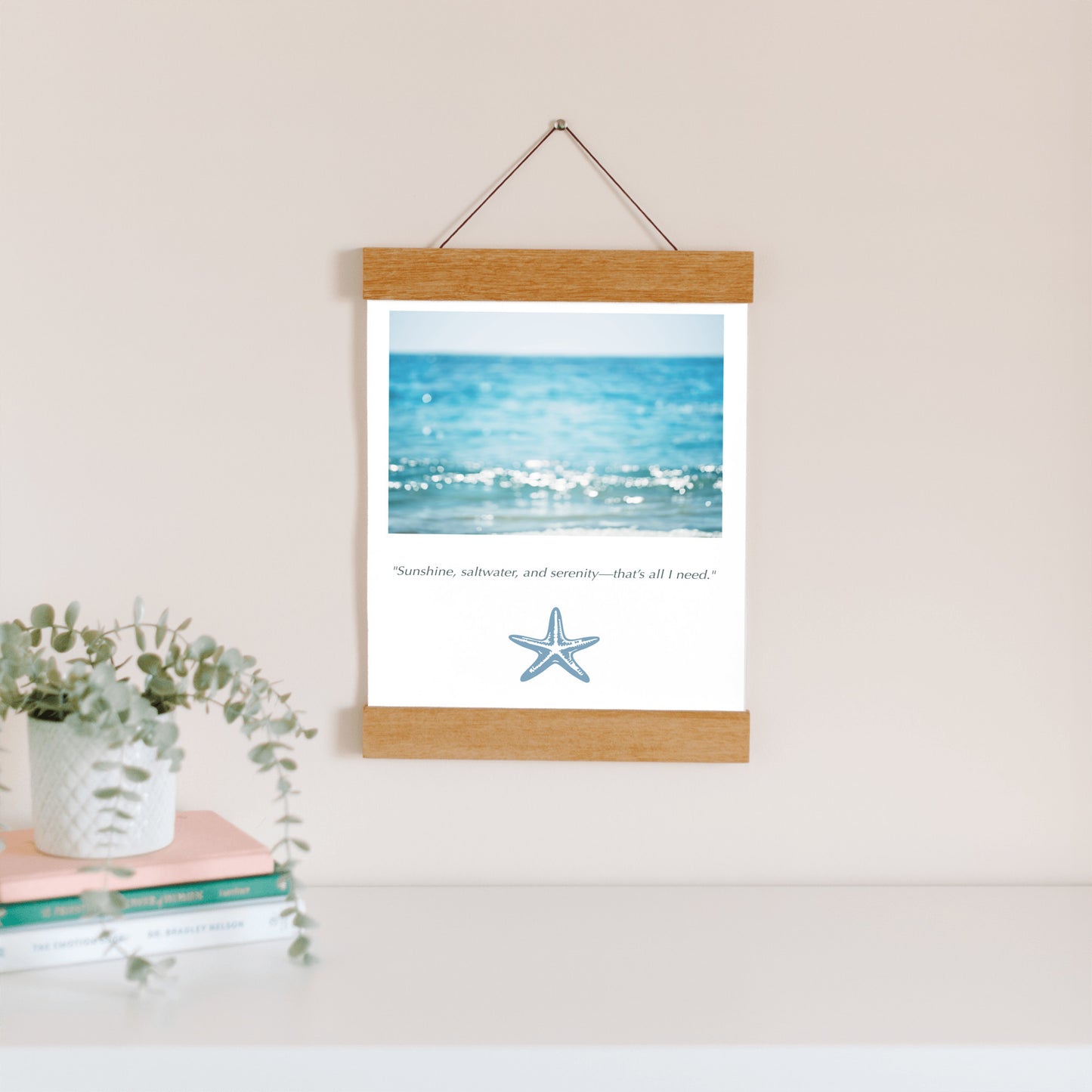 Calming Ocean Canvas, Beach Wall Art