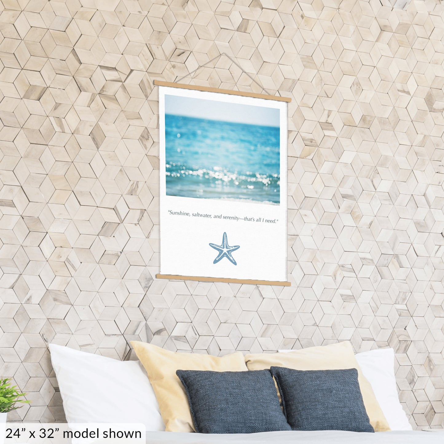 Calming Ocean Canvas, Beach Wall Art