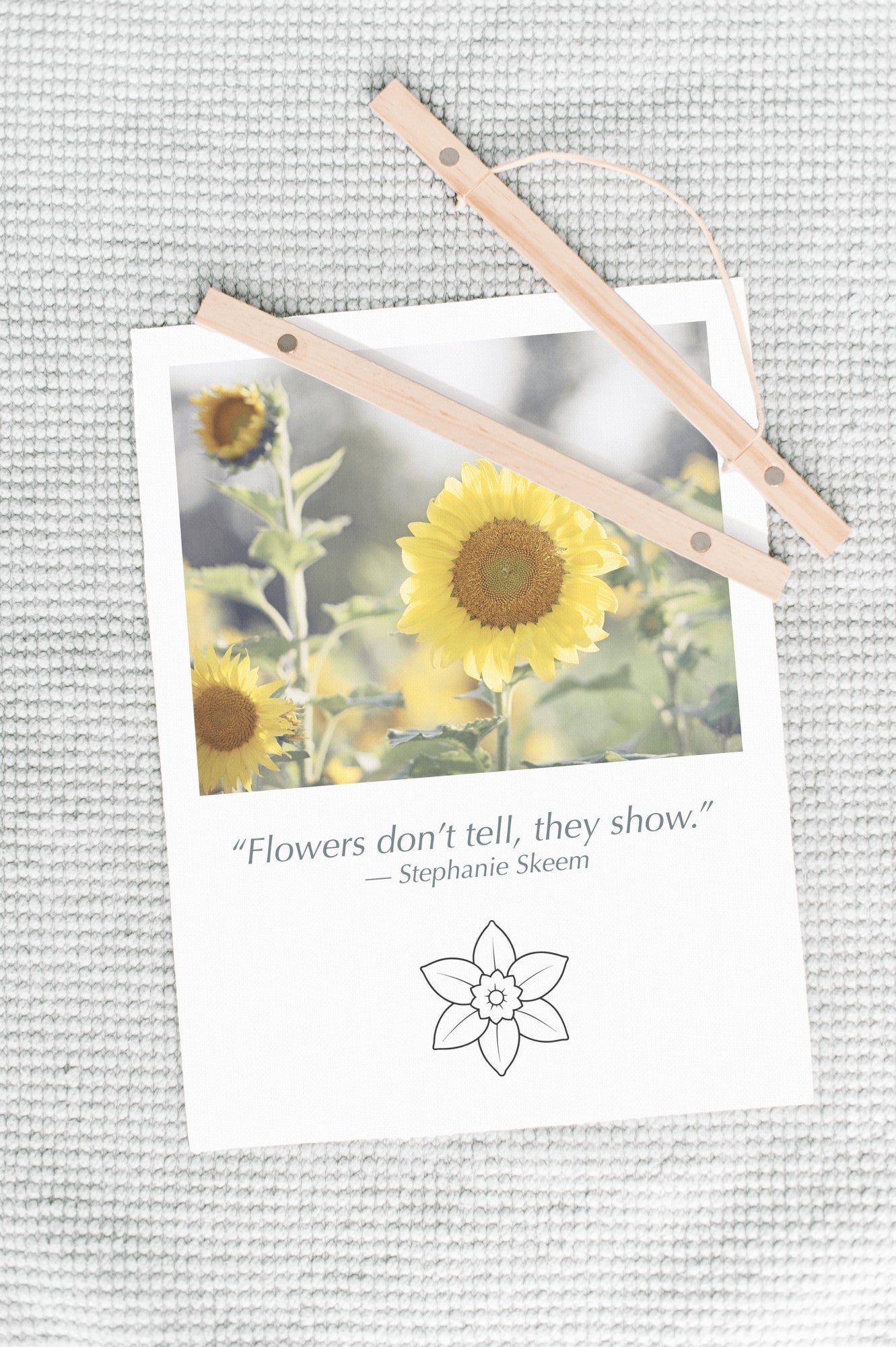 Sunflower Yellow, Flower Hanging Canvas