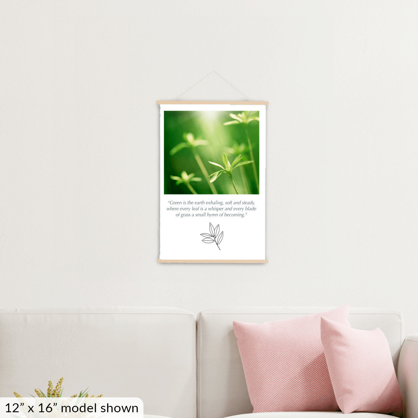 Green Nature Hanging Canvas