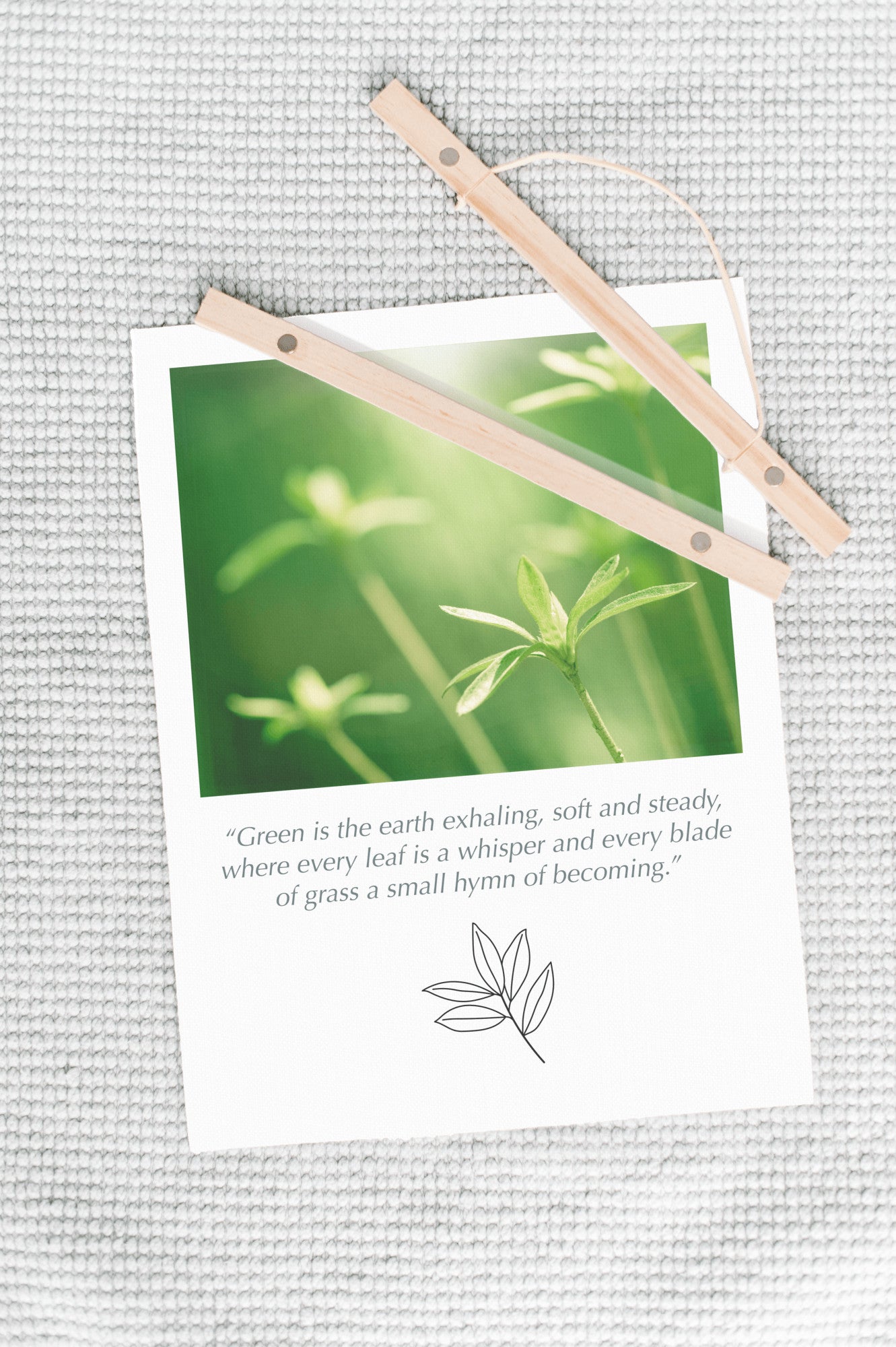 Green Nature Hanging Canvas