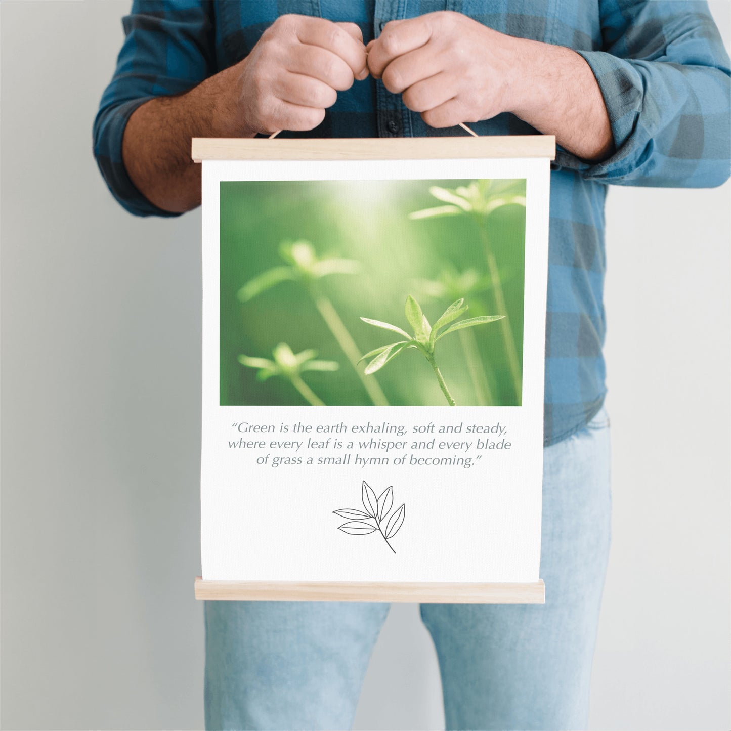Green Nature Hanging Canvas