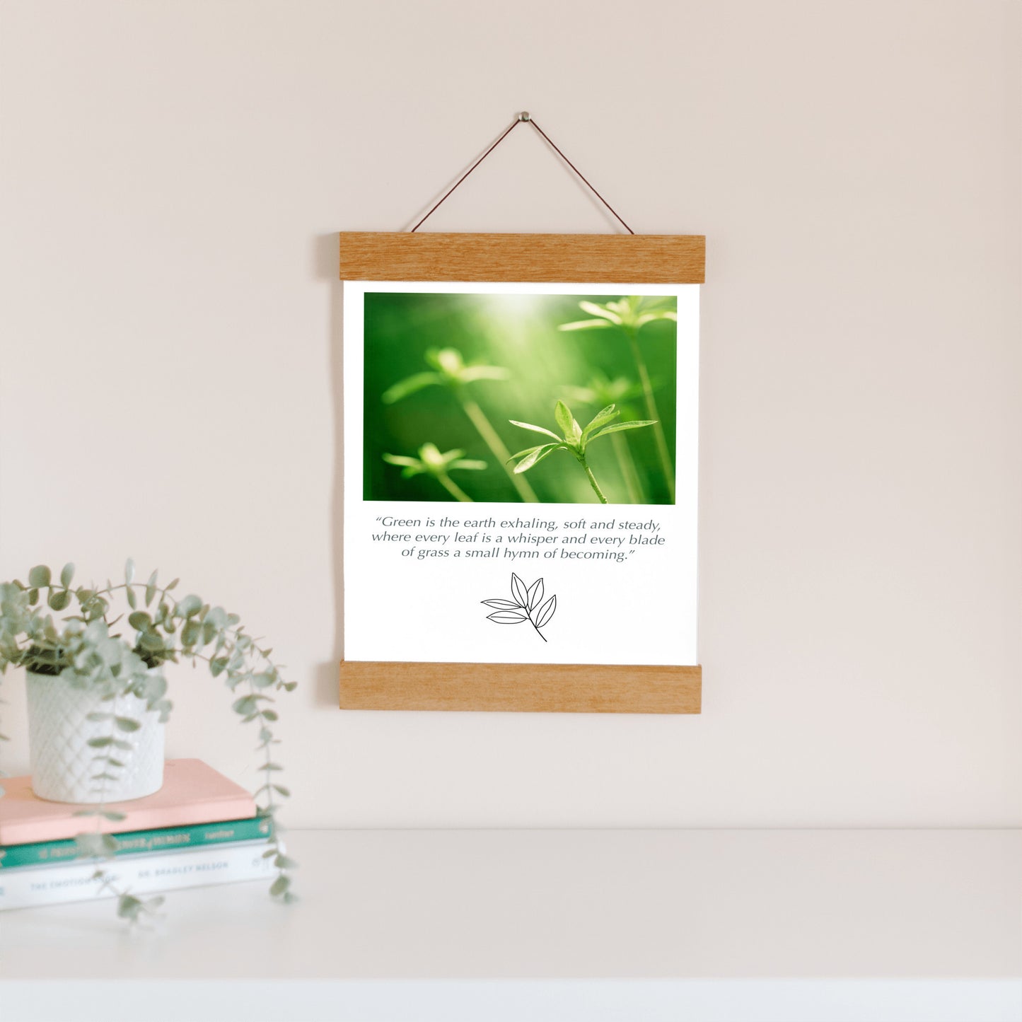 Green Nature Hanging Canvas