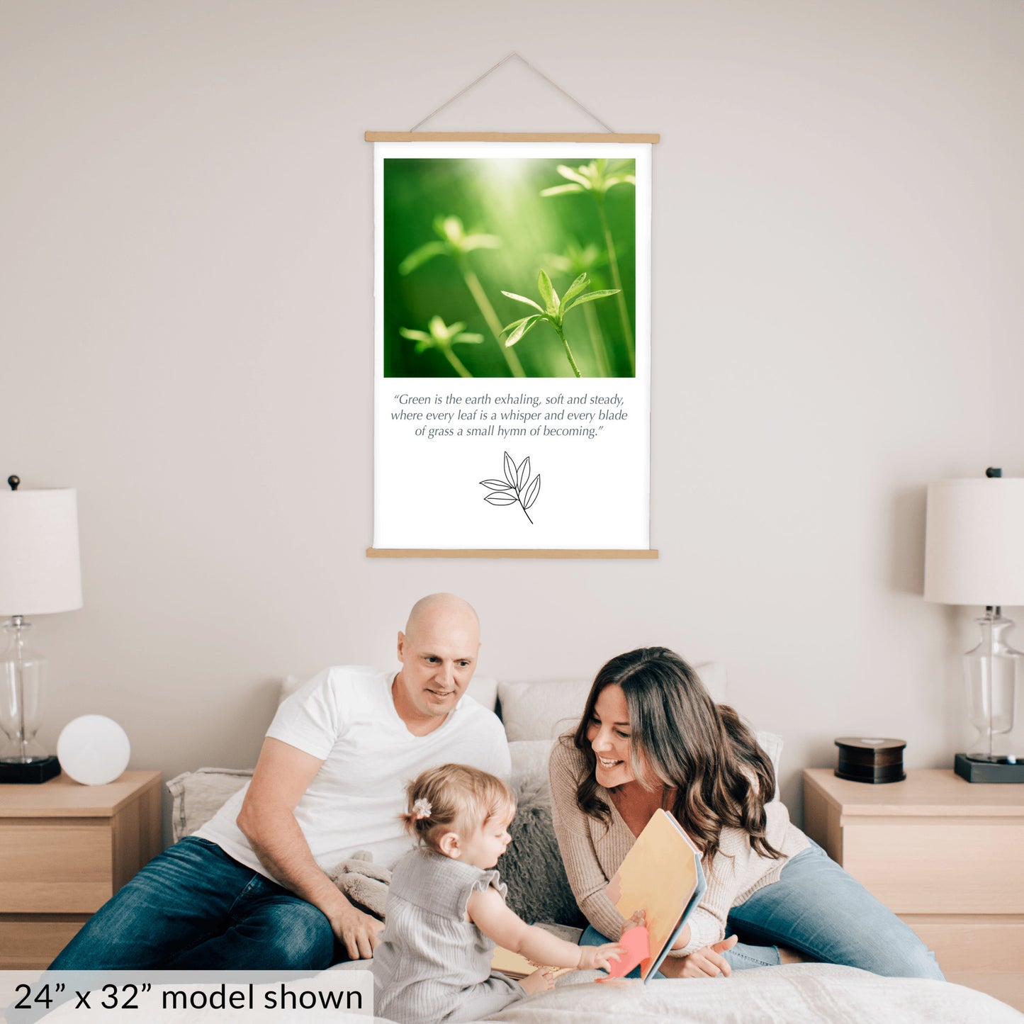 Green Nature Hanging Canvas