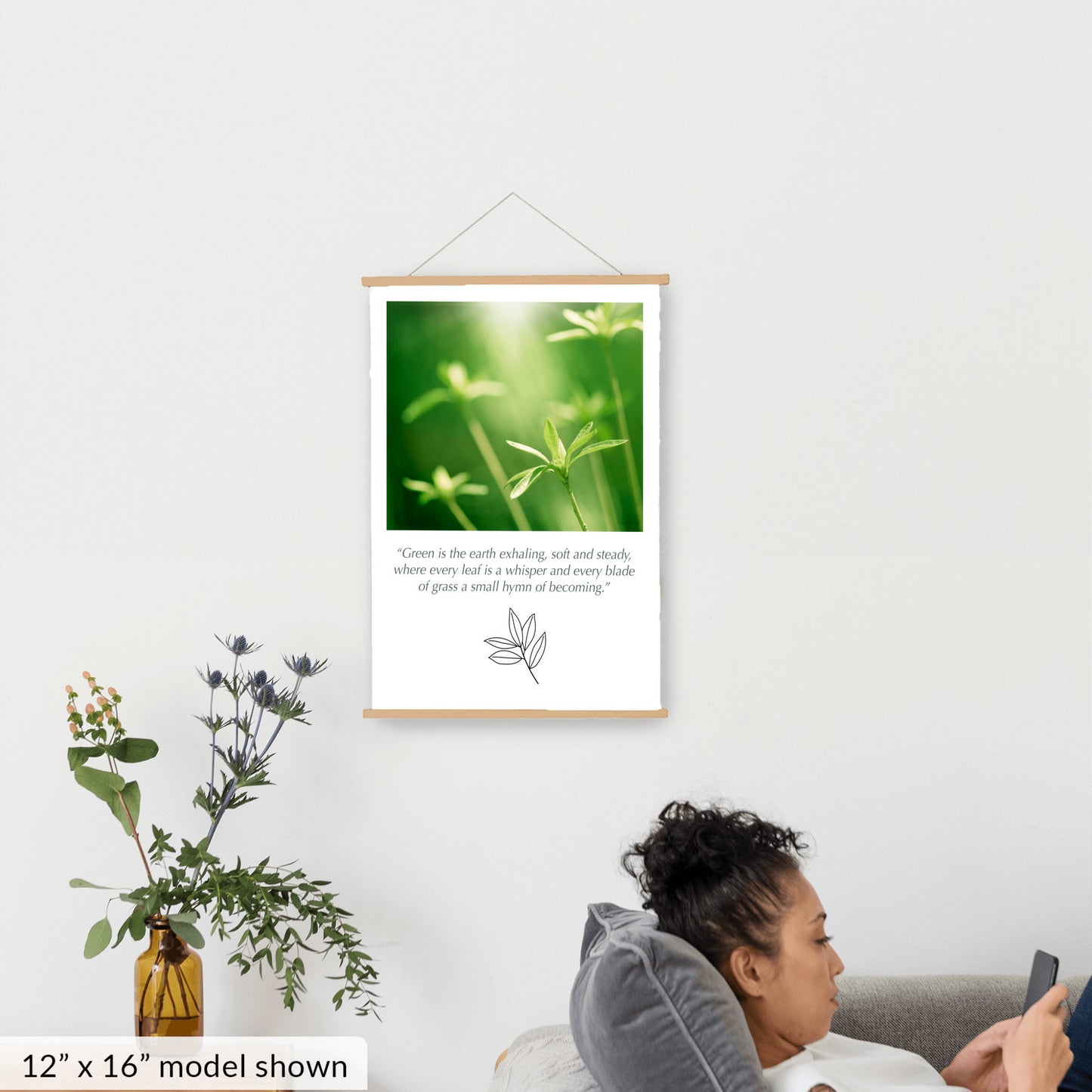 Green Nature Hanging Canvas